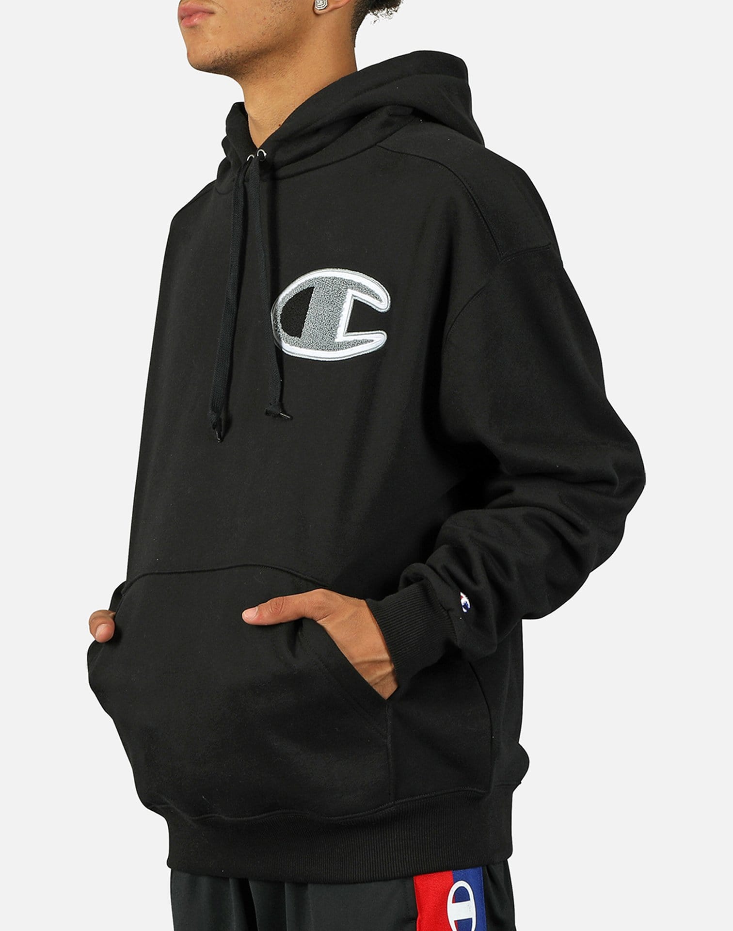 Fleece Sherpa Champion Hoodie With Pointed Hood Champion SUPER