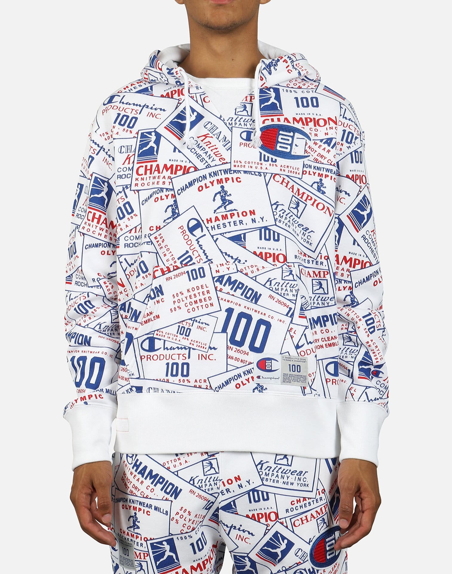 Champion Men's All Over Print Hoodie