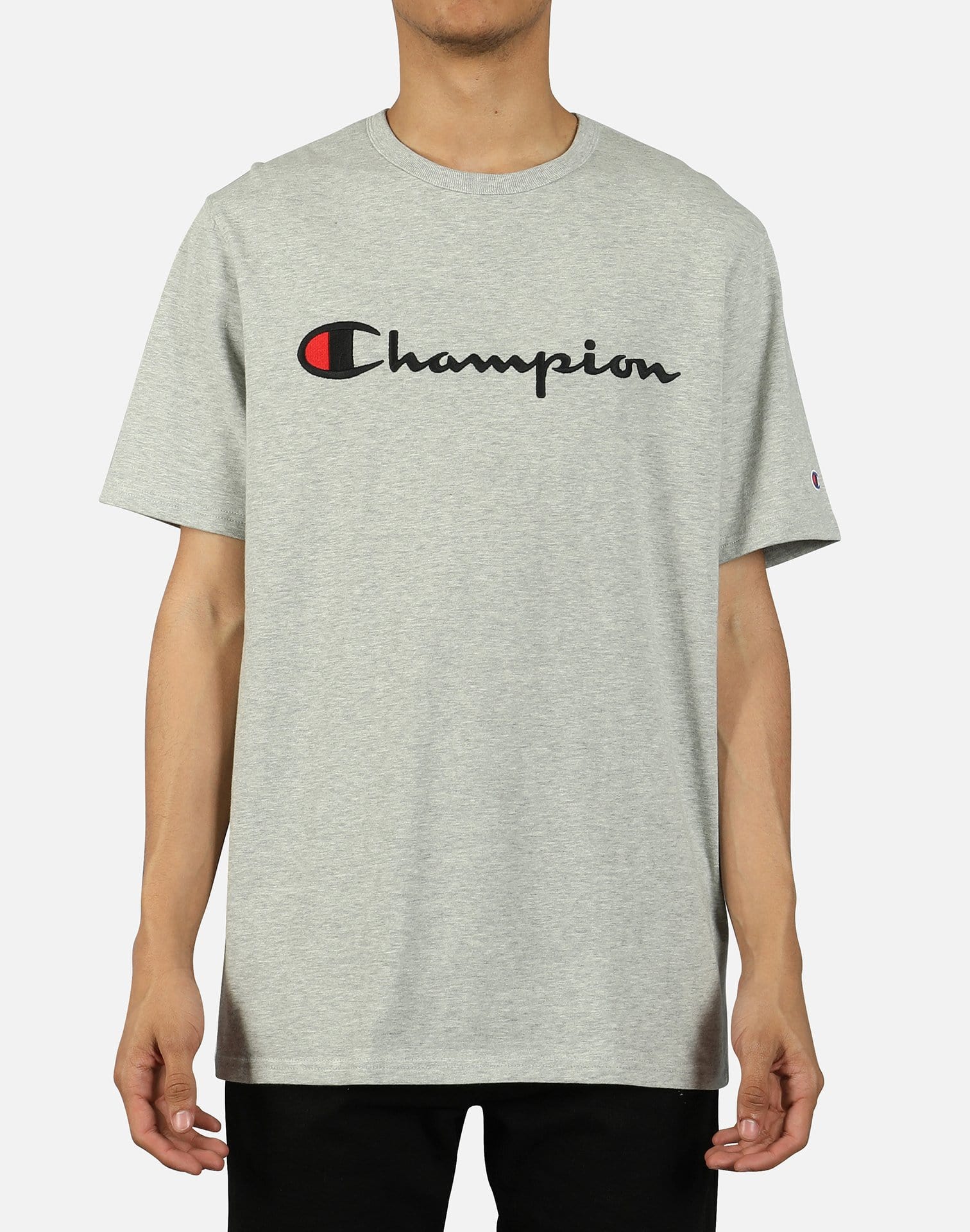 Champion Men's Life Script Logo Tee