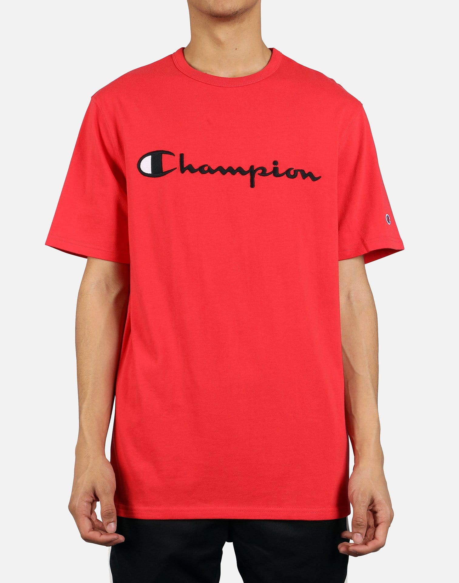 Champion LIFE SCRIPT LOGO TEE – DTLR