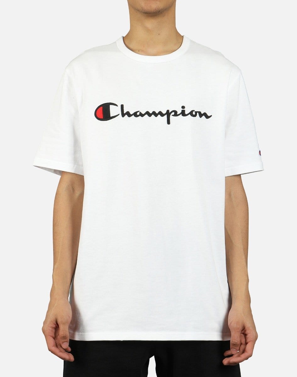 Champion Men's Life Script Logo Tee