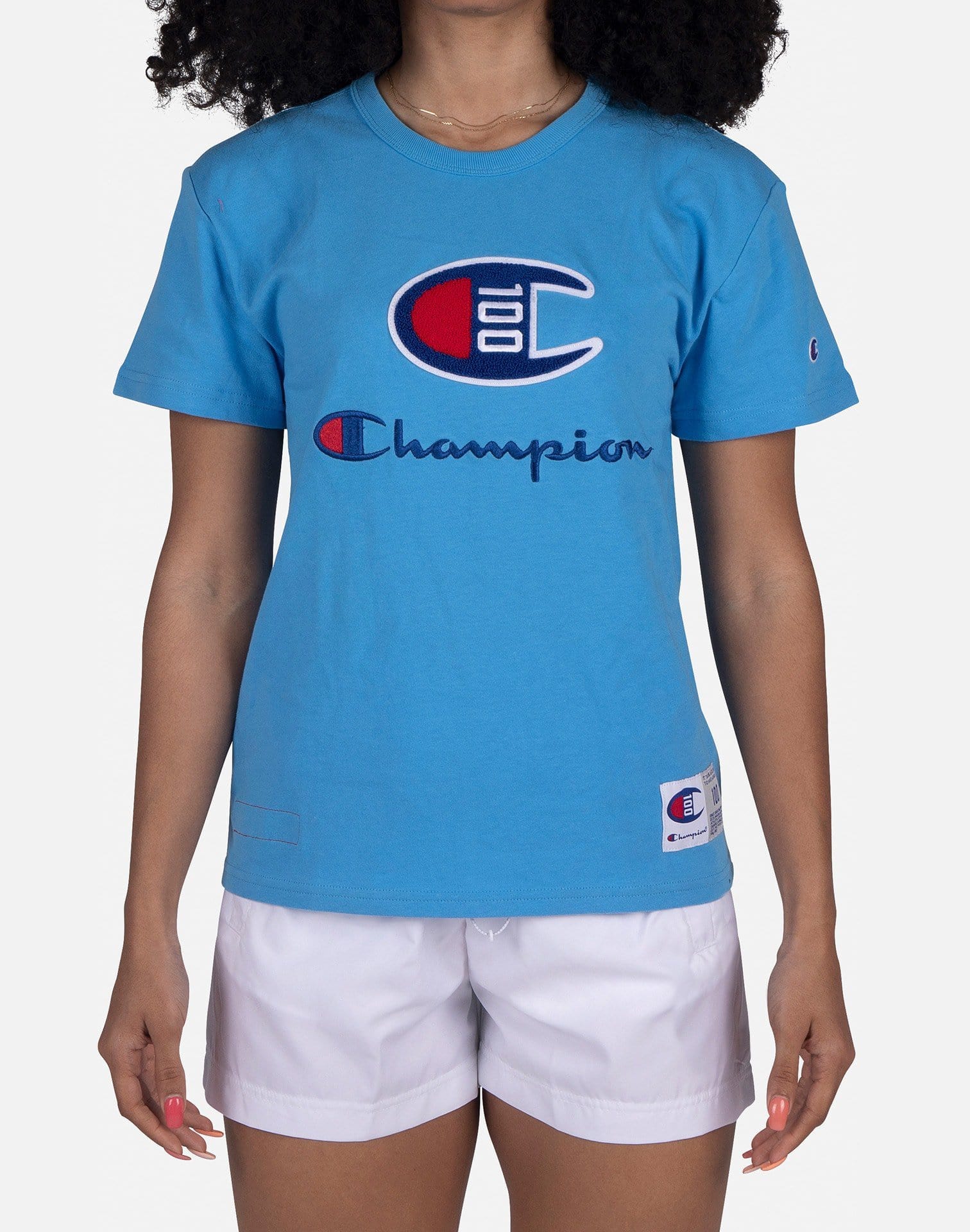 Champion Women's C100 Logo Century Collection Tee