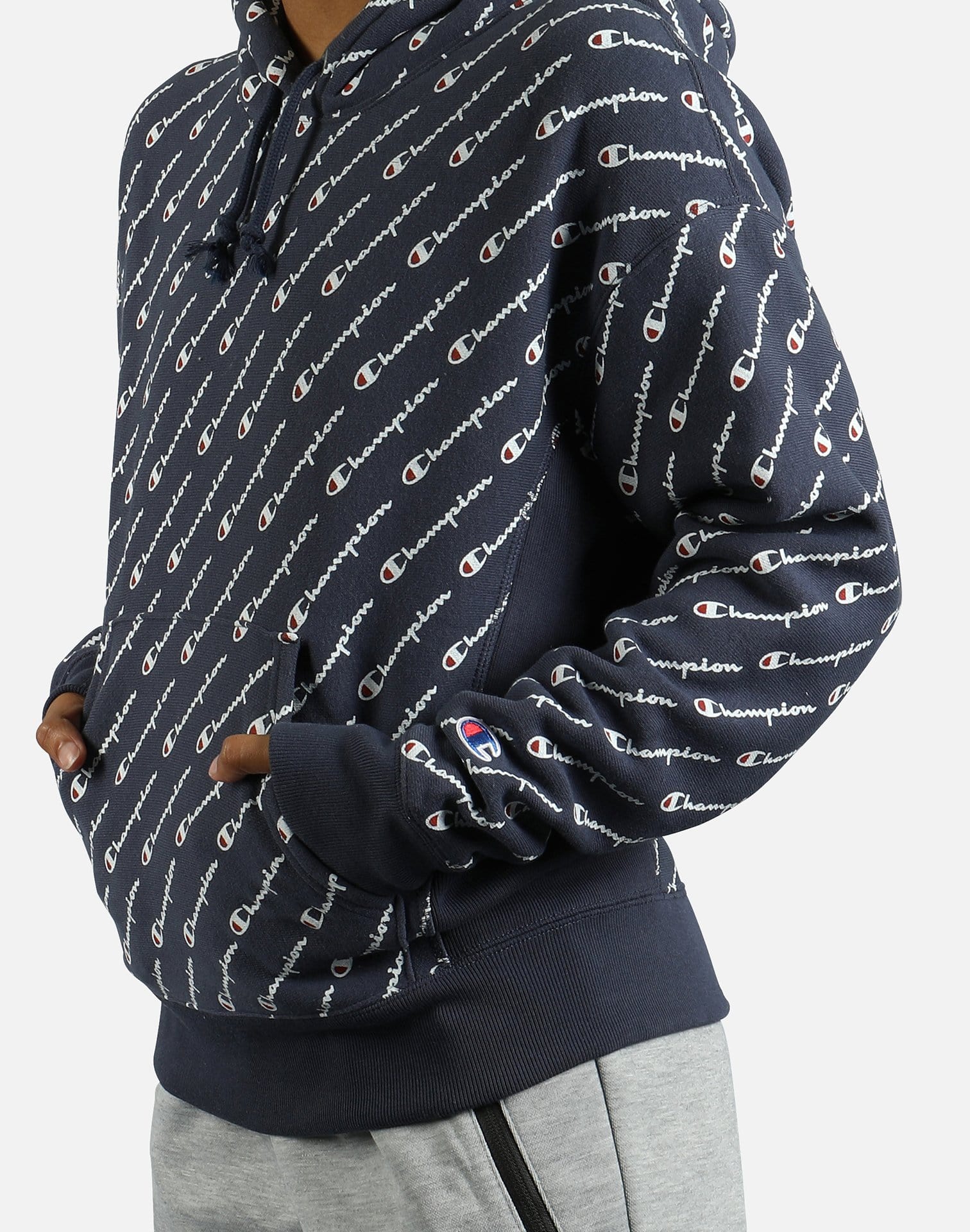 Champion REVERSE WEAVE AOP PULLOVER HOODIE – DTLR