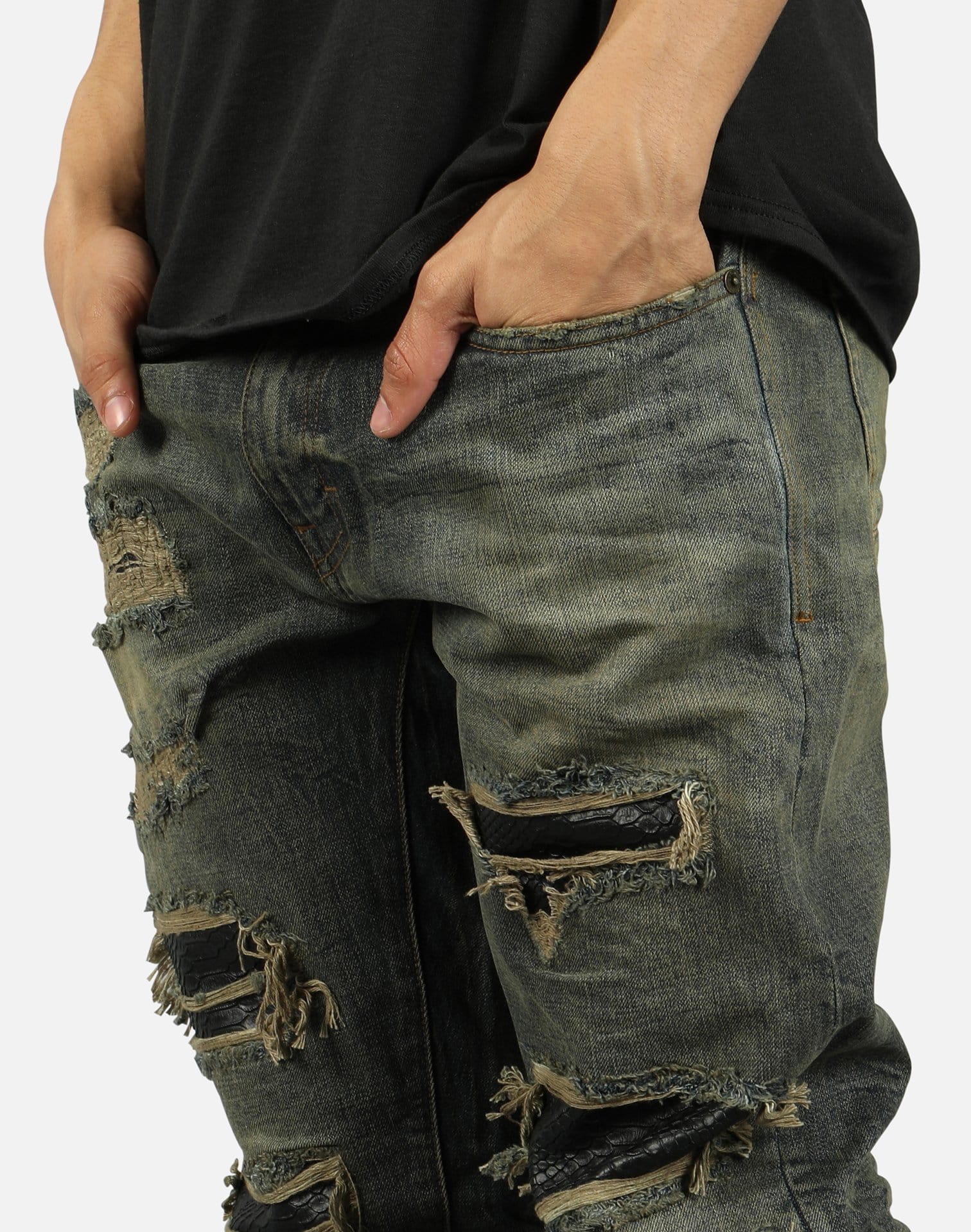 Jeans Ripped Tech Jordan Craig RIPPED JEANS – DTLR
