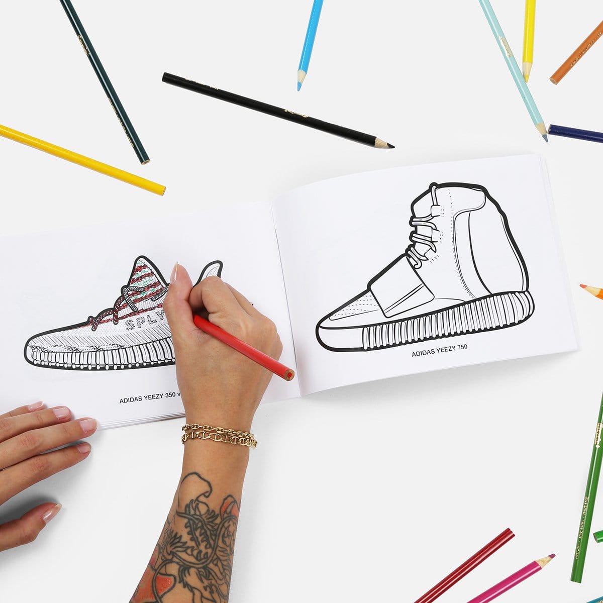 Colorways - A Sneaker Coloring Book