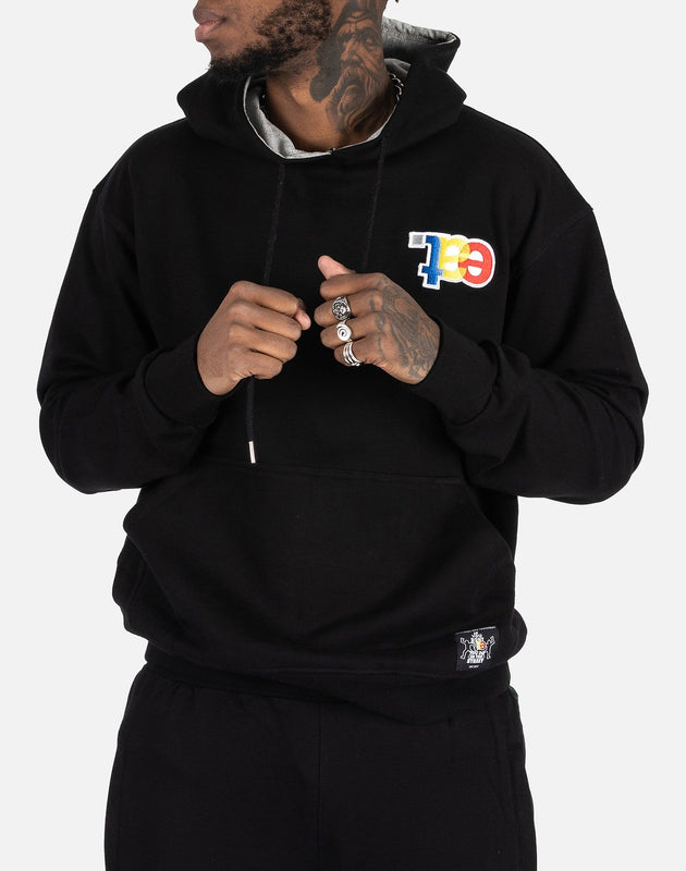 Elevate All The Time Llc EAT EMBROIDERED LOGO PACTH HOODIE – DTLR