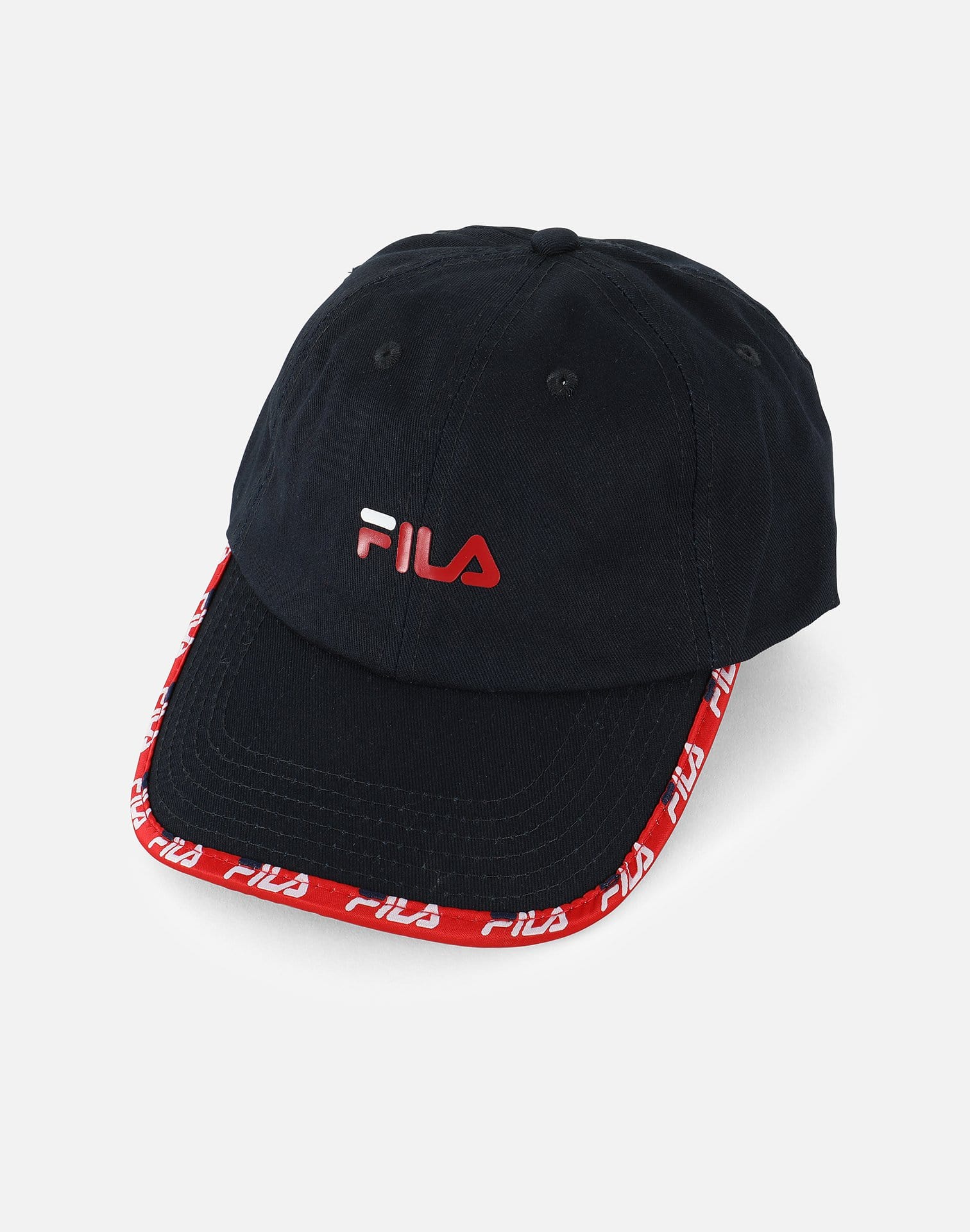 FILA Jacquard Taping Strapback Hat