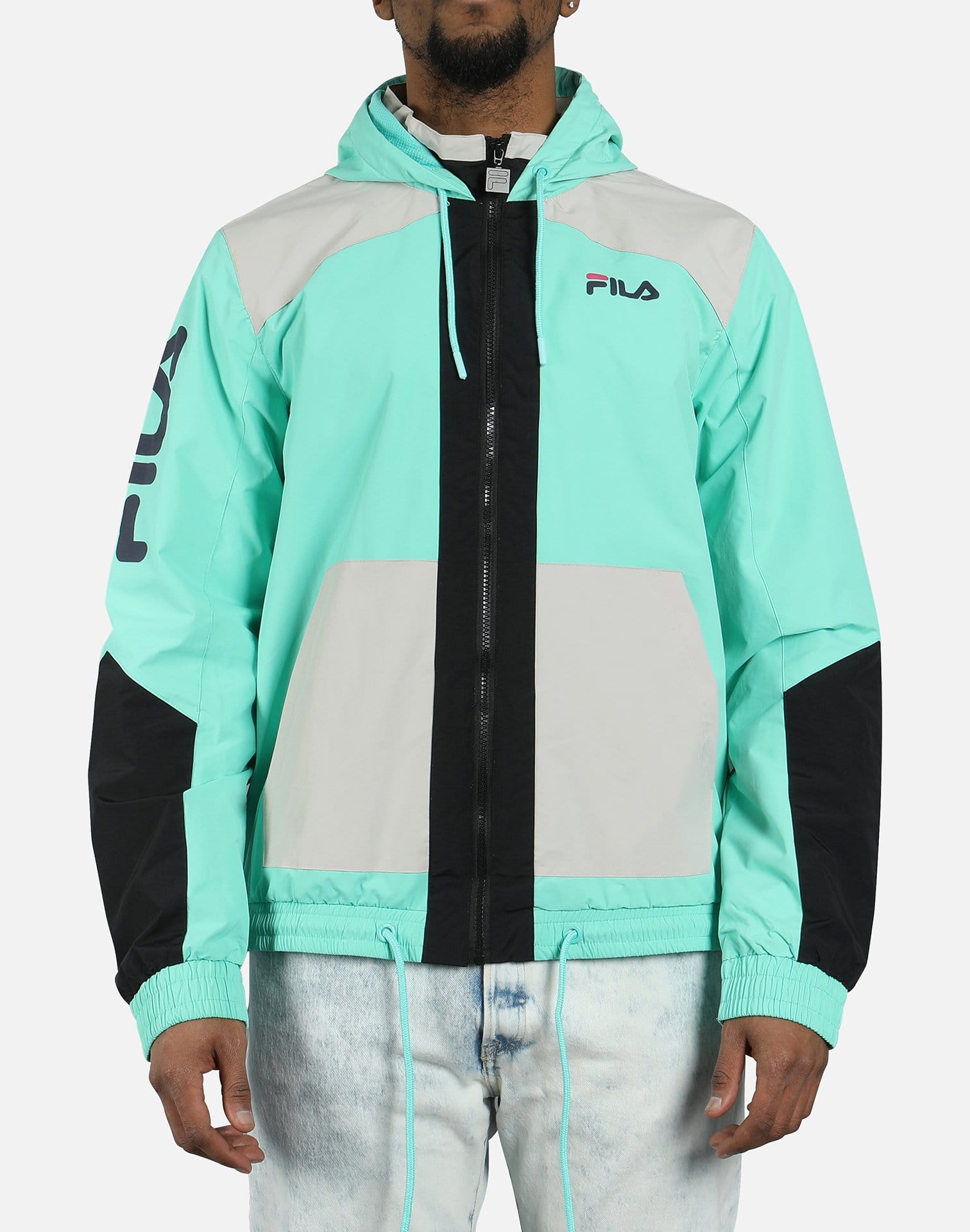 FILA Men's Earl Full Zip Hooded Jacket