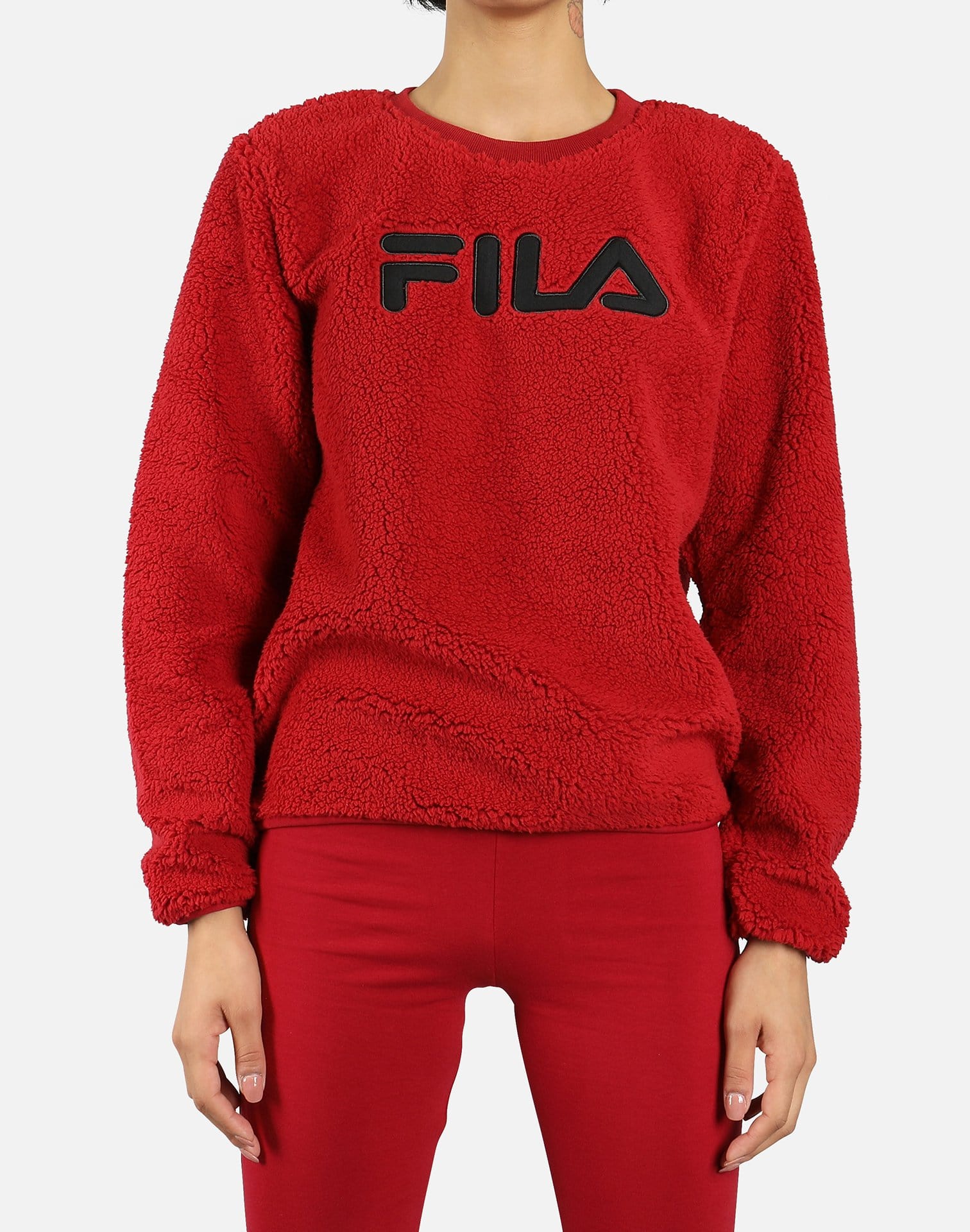 Fila Layla Sherpa Pullover Sweatshirt