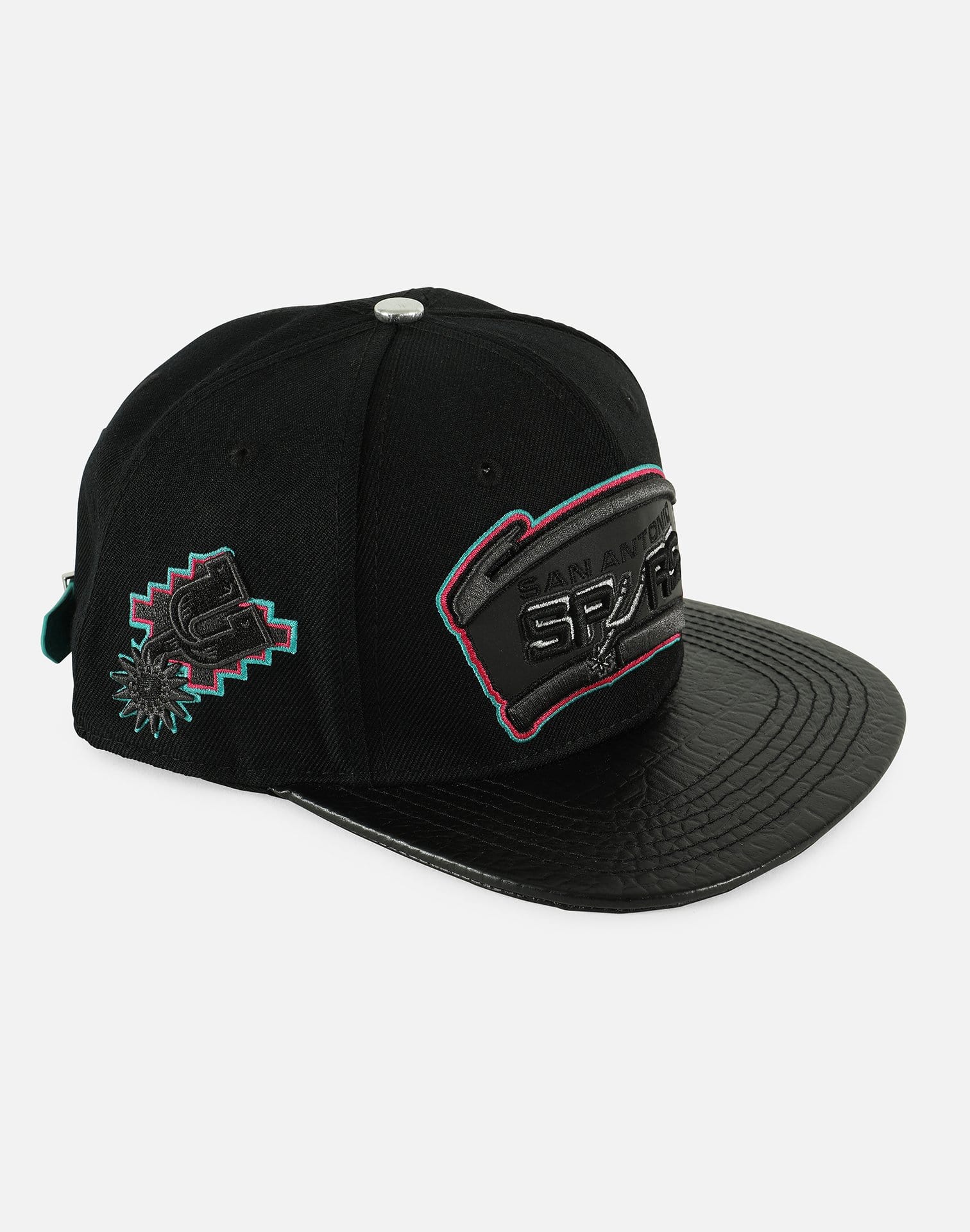 Global Elite NBA San Antonio Spurs Team Logo Retro Strapback Hat
