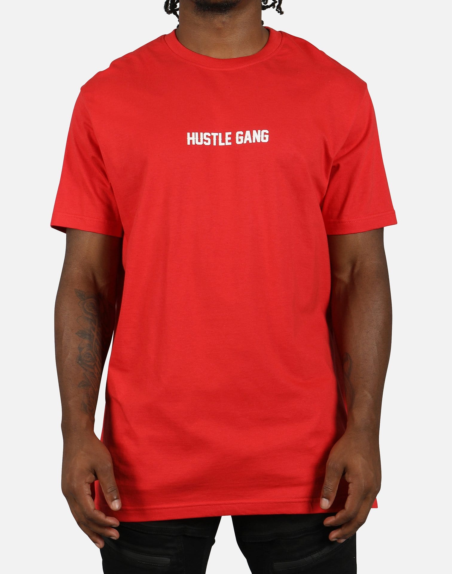 Hustle gang Center Logo Tee