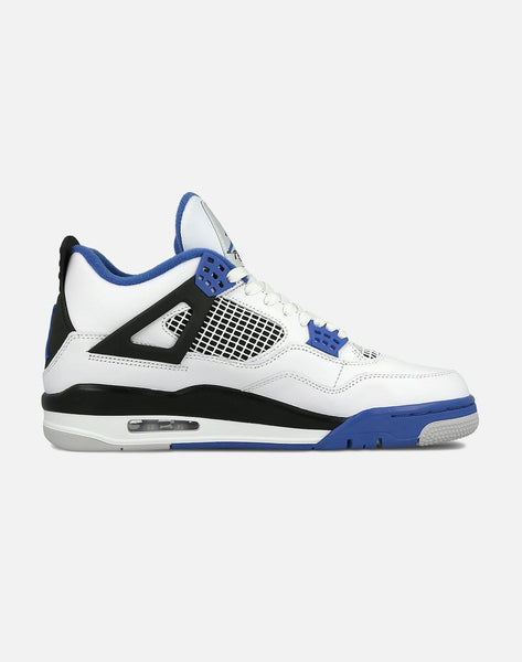 Air Jordan 4 ホワイト/ブルー/ブラック Jordan AIR JORDAN 4 RETRO – DTLR