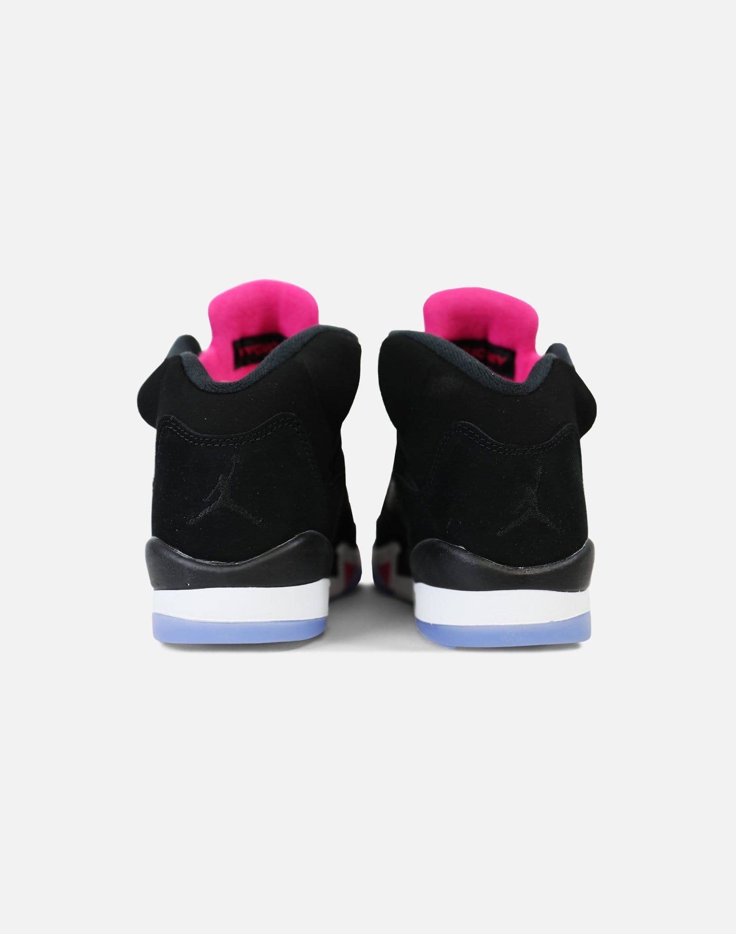 Jordan Air Jordan 5 Retro 'Deadly Pink' Grade-School (Black/Black-Deadly Pink-White)