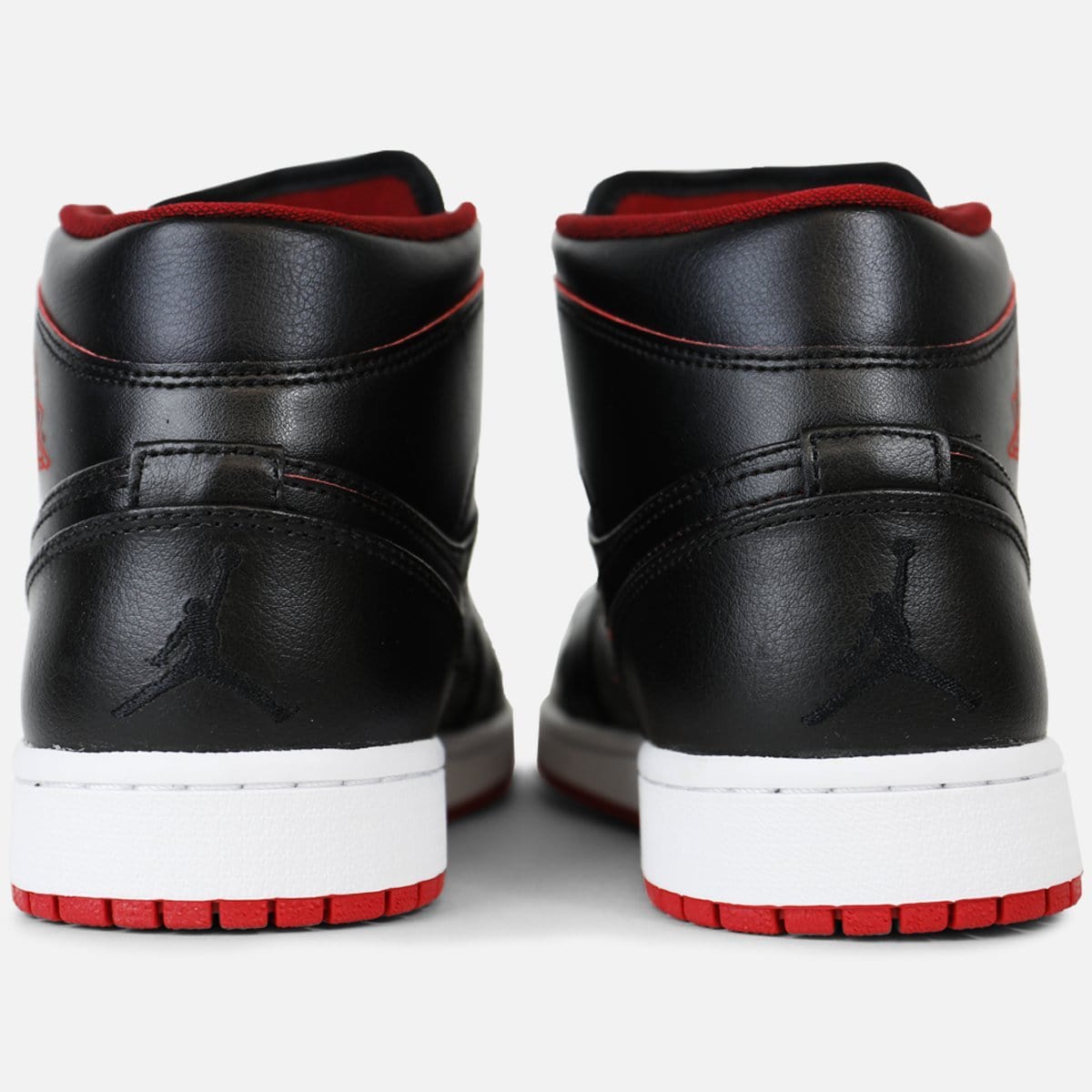 Jordan Air Jordan 1 Retro Mid (Black/Black-White-Gym Red)