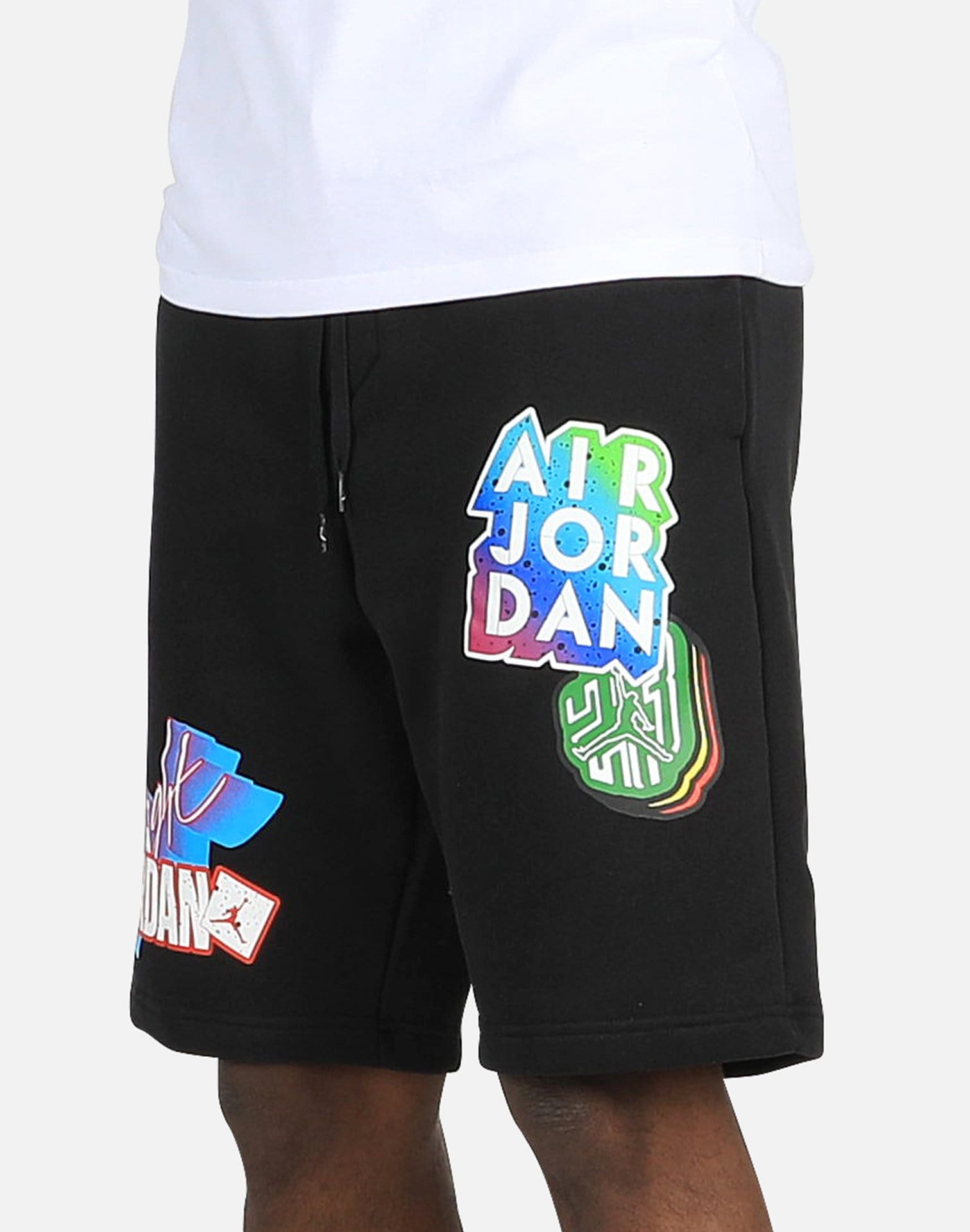 Jumpman Sticker Jordan MJ JUMPMAN STICKER FLEECE SHORTS – DTLR