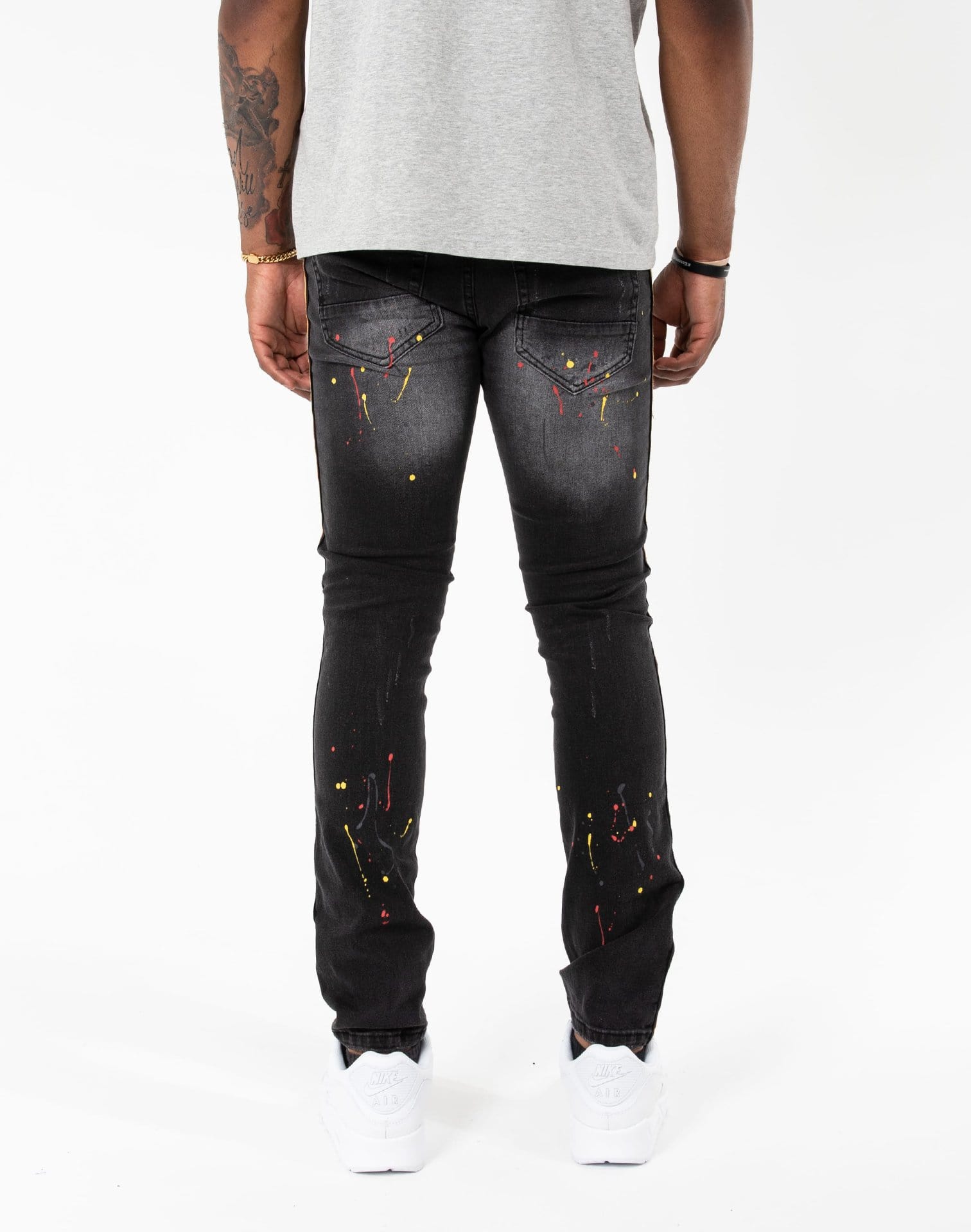 Photo of Kilogram Striped Painted Jeans