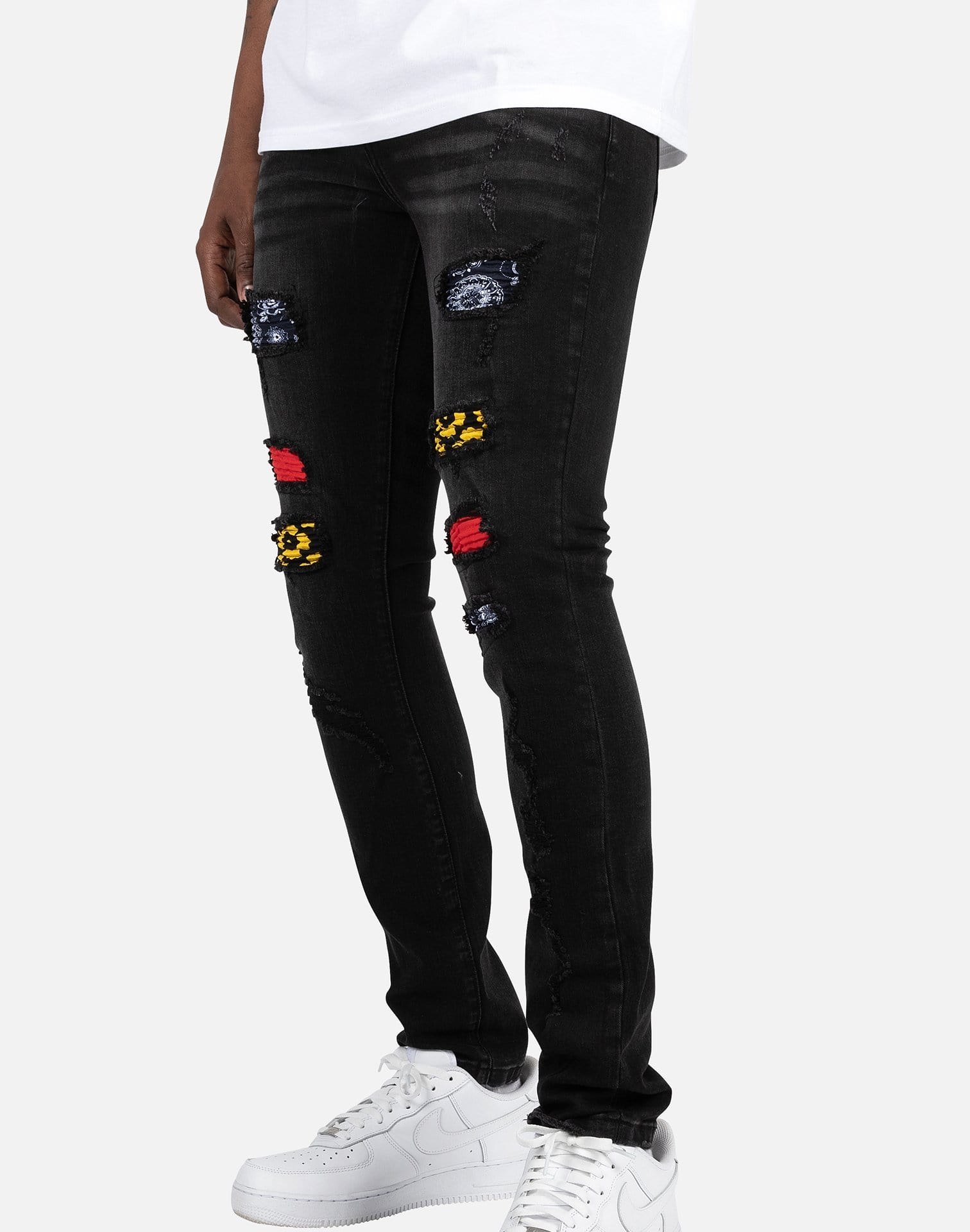Photo of Kilogram Multi-Print Rip N' Repair Jeans