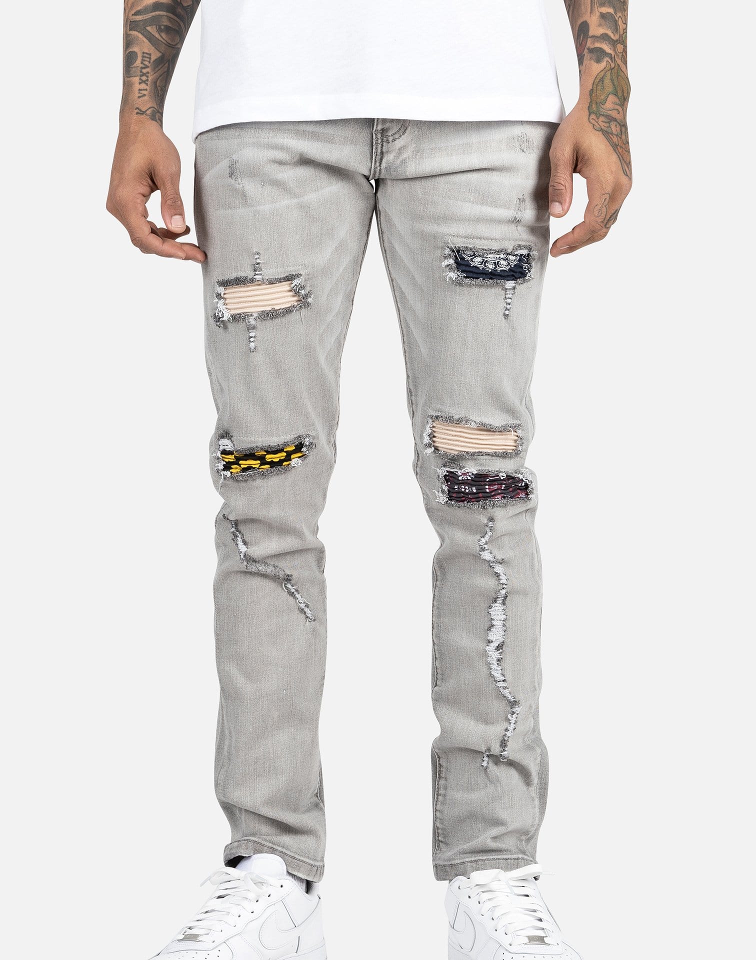 Photo of Kilogram Multi-Print Rip N' Repair Jeans