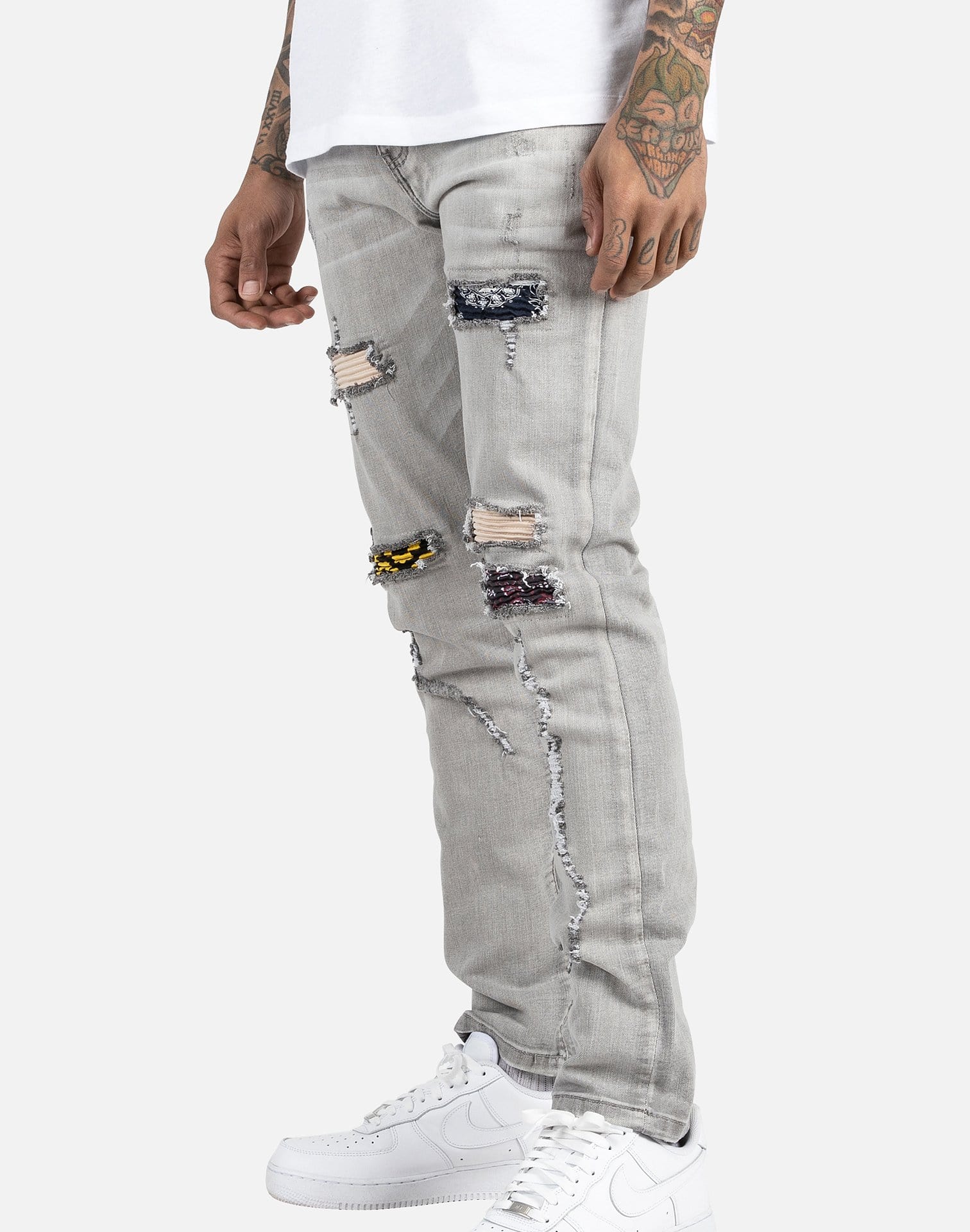 Photo of Kilogram Multi-Print Rip N' Repair Jeans