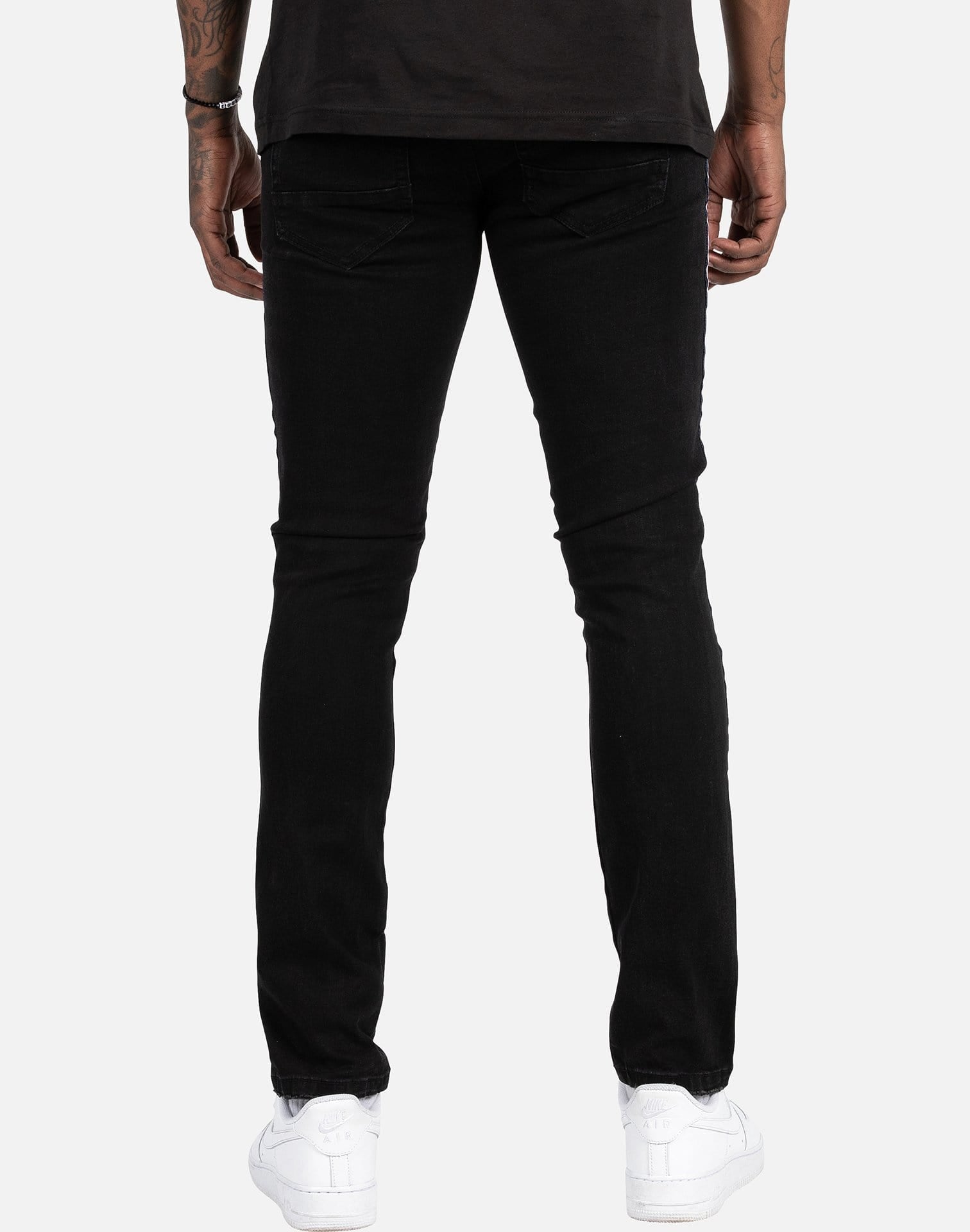 Photo of Kilogram Striped Moto Jeans