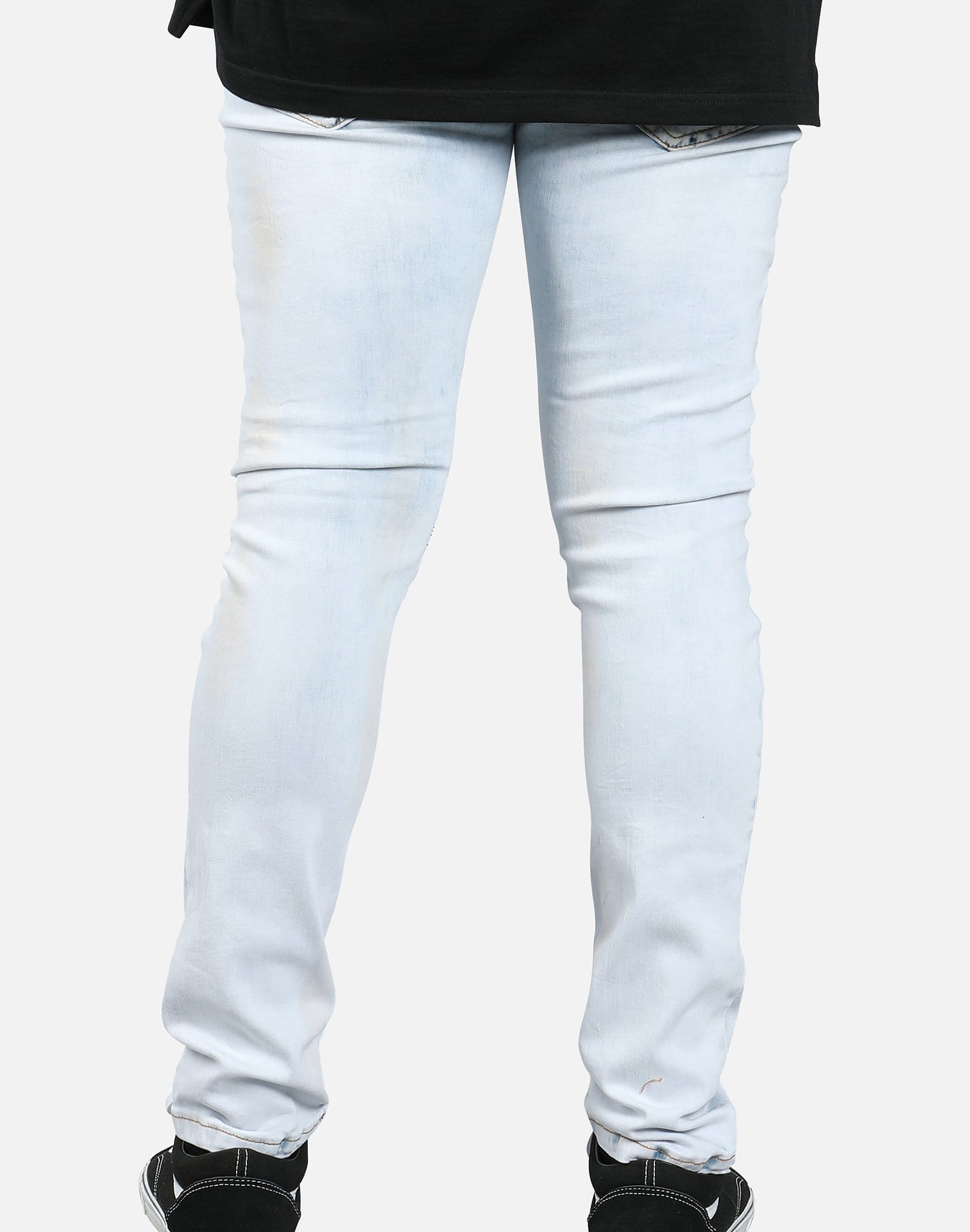 Kilogram Inc. Line Seam Bleached Jeans