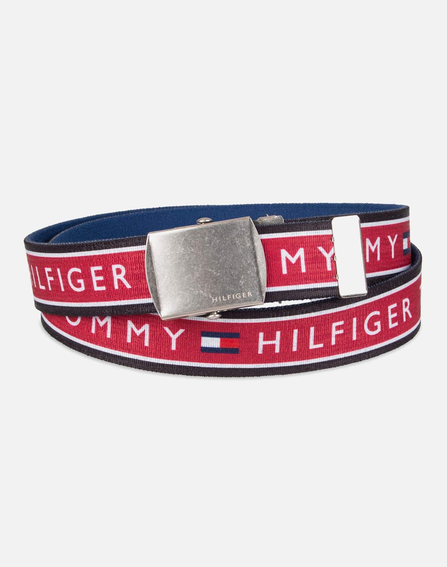 Tommy Hilfiger Fabric Inlay Plaque Belt