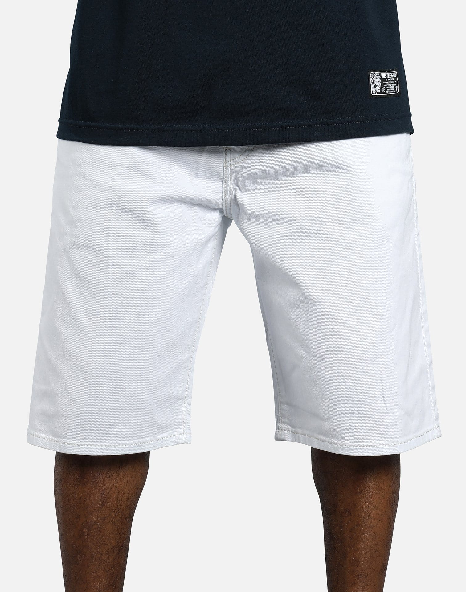 Levi's 569 Denim Shorts (White)