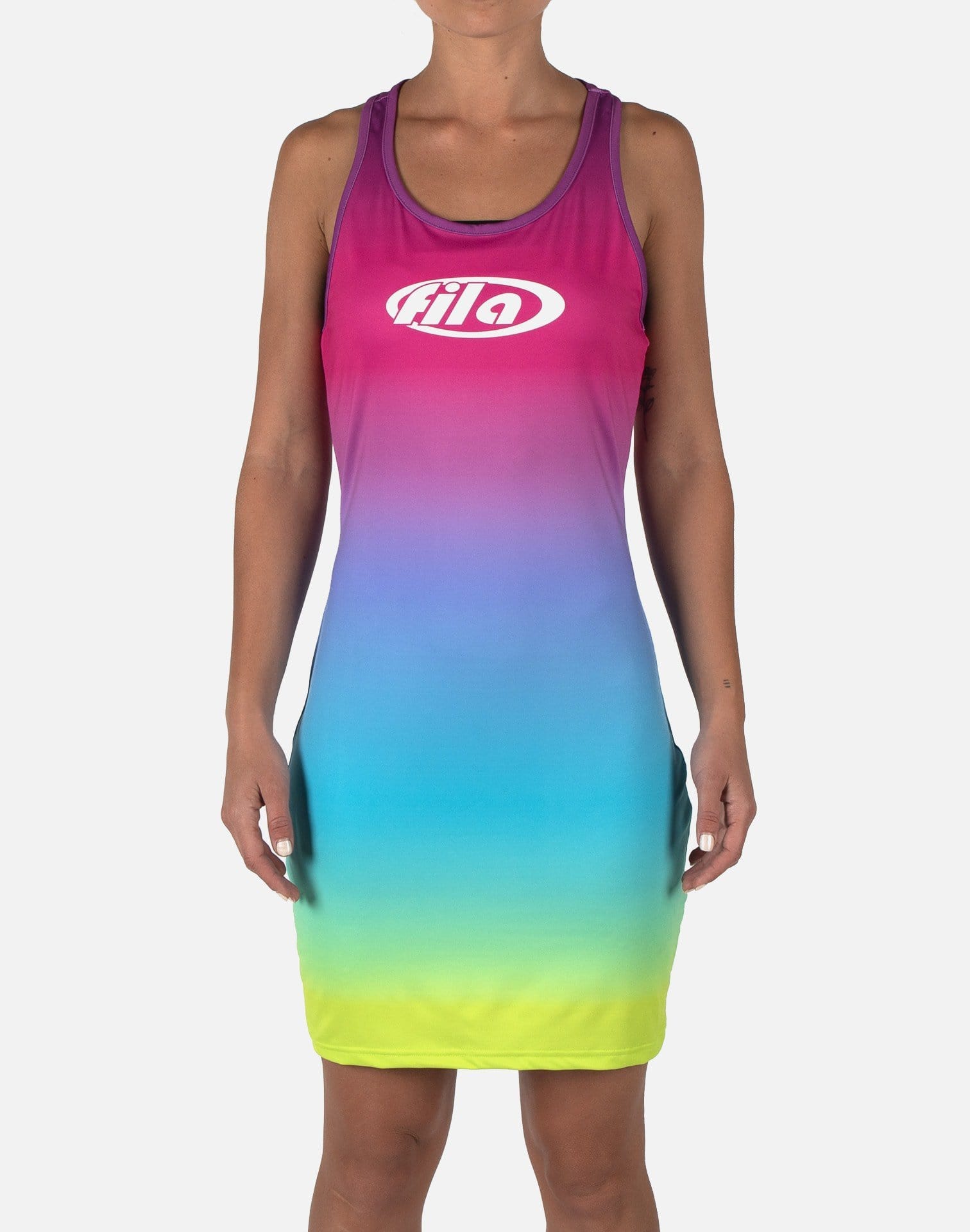 FILA Women's Summer Spectrum Bodycon Dress