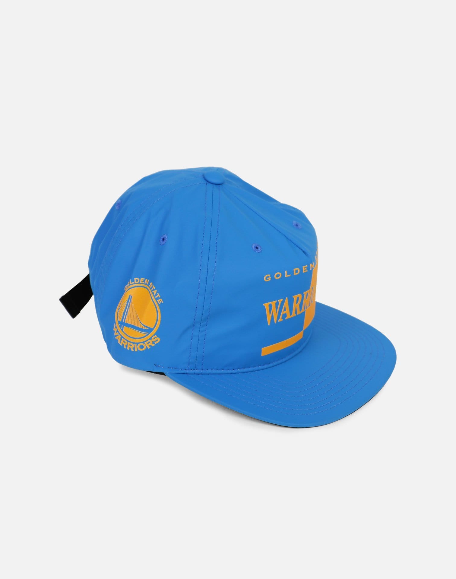 Mitchell & Ness Golden State Warriors Rainy Day Pinch Strapback Hat (Blue)