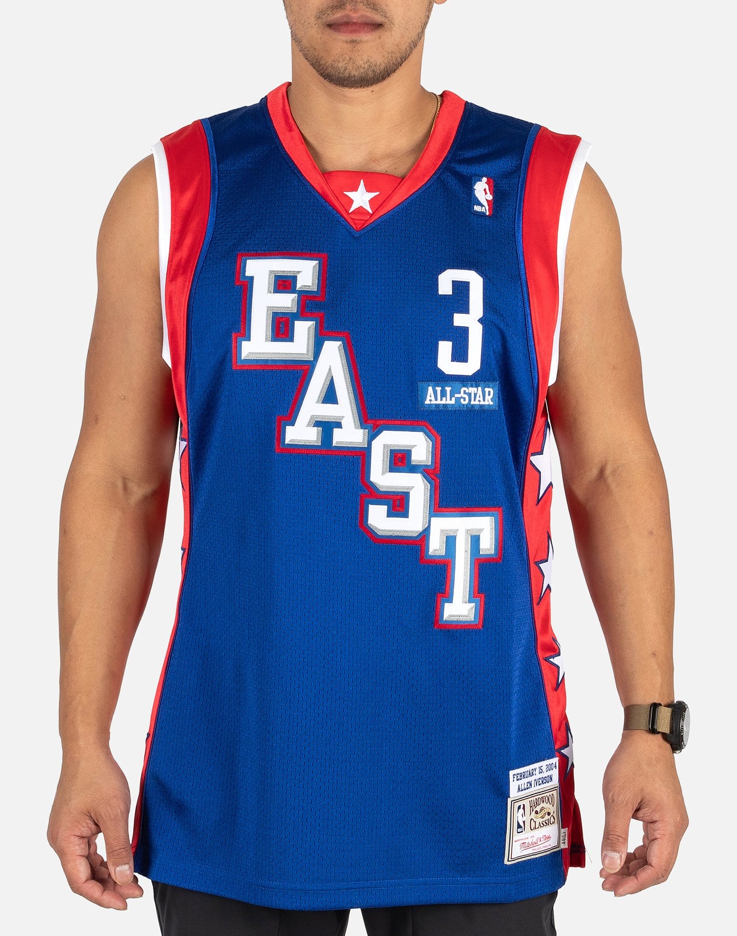 Mitchell Ness NBA ALLEN IVERSON 2004 ALL-STAR EAST JERSEY – DTLR