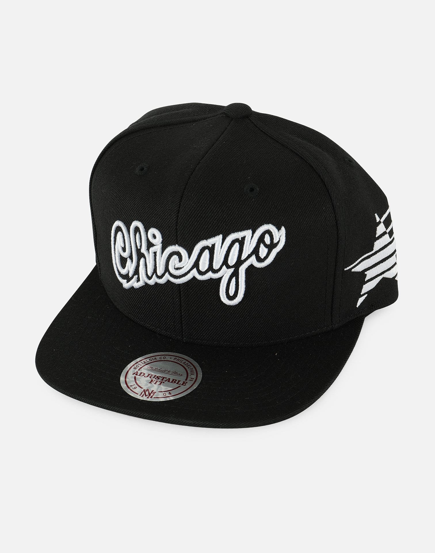 Mitchell & Ness NBA Chicago Bulls Racer Script Snapback Hat
