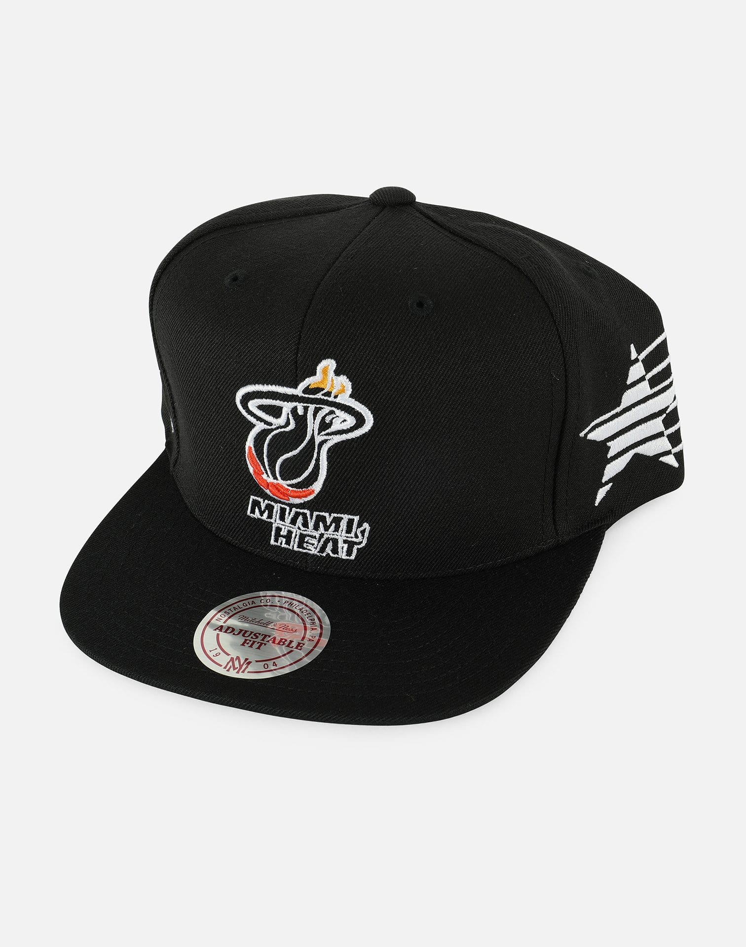 Mitchell & Ness NBA Miami Heat Racer Snapback Hat