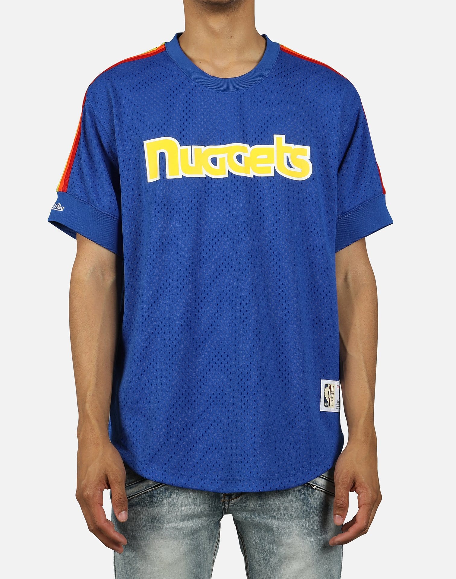 Mitchell & Ness Men's NBA Denver Nuggets Mesh Jersey Shirt