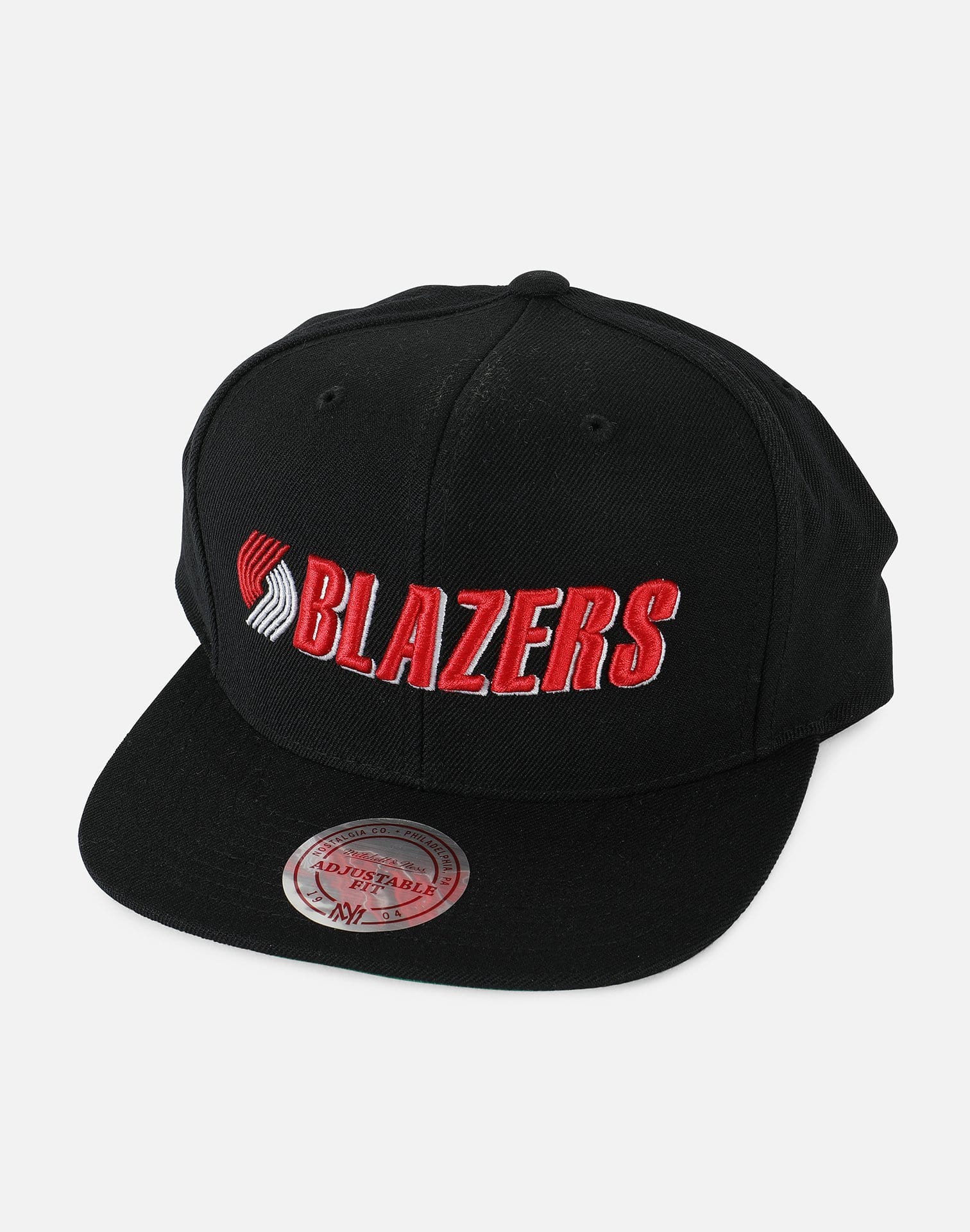 Mitchell & Ness NBA Portland Trail Blazers Wool Solid Snapback Hat