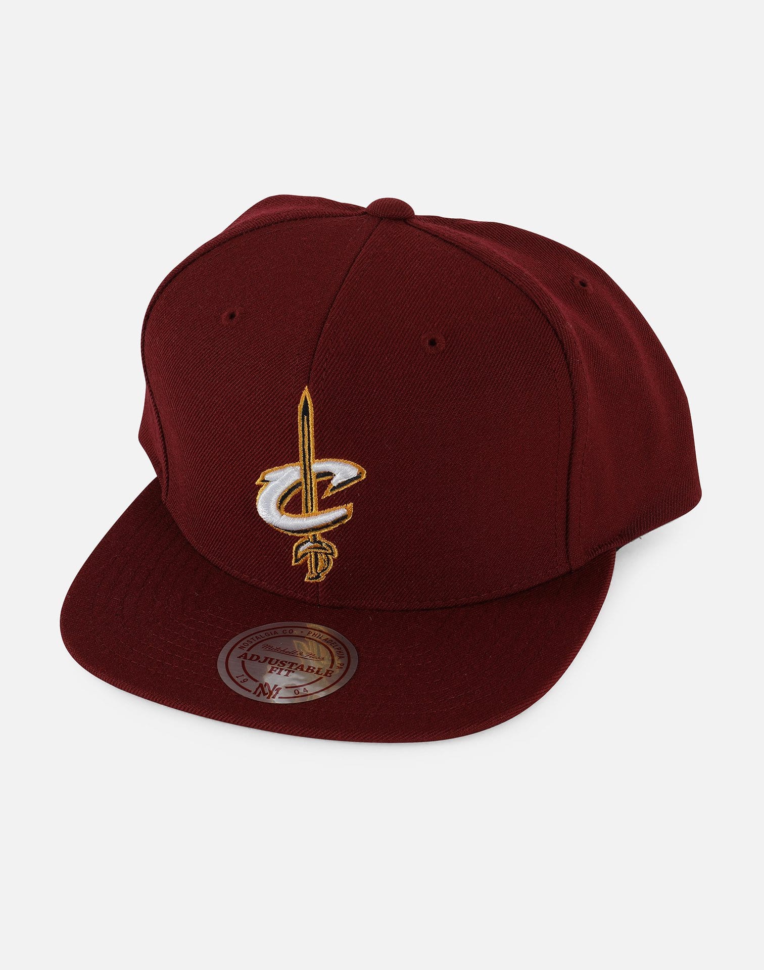 Mitchell & Ness NBA Cleveland Cavaliers Basic Logo Snapback Hat