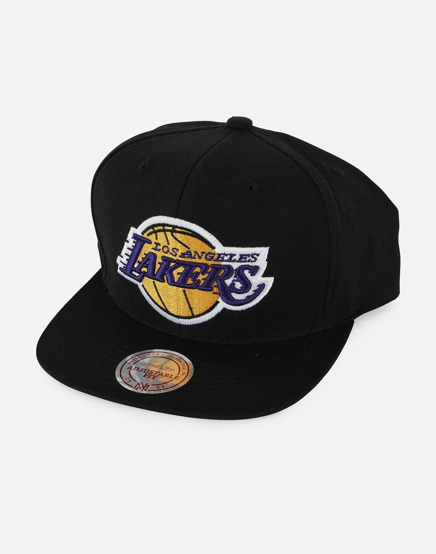 Mitchell & Ness NBA Los Angeles Lakers Basic Logo Snapback Hat