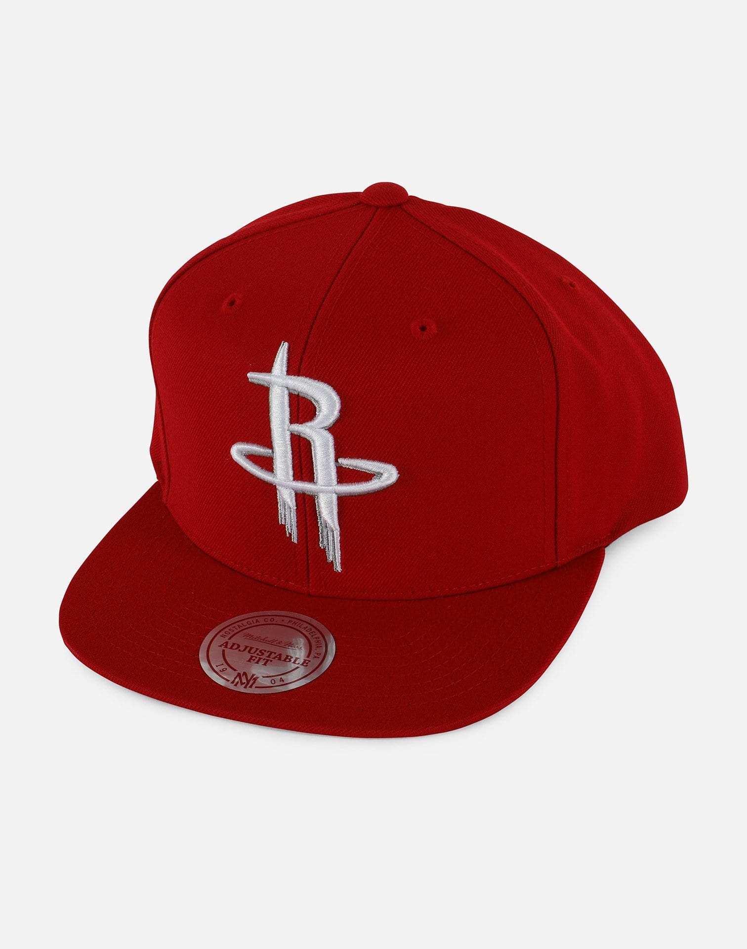 Mitchell & Ness NBA Houston Rockets Basic Logo Snapback Hat