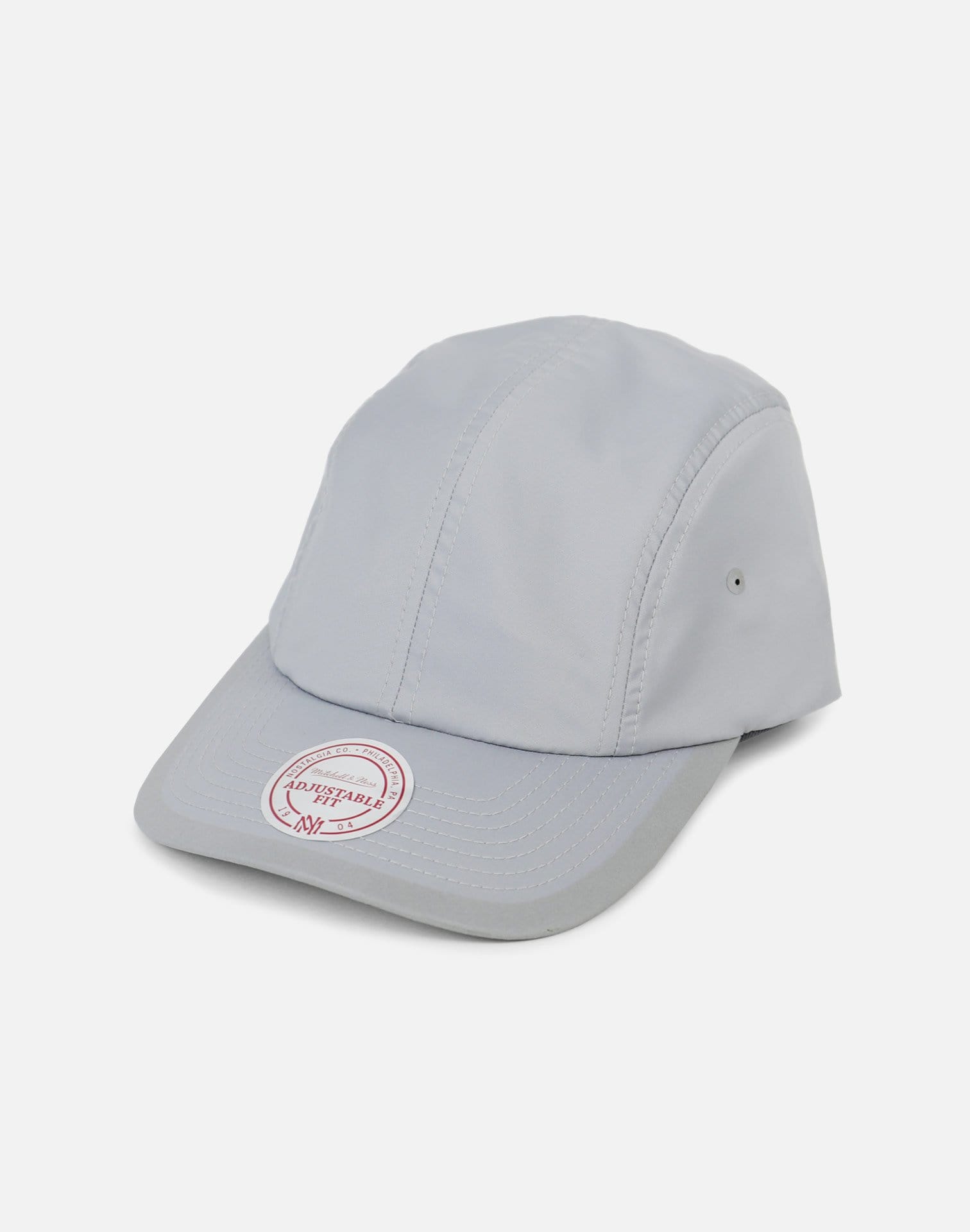 Mitchell & Ness Poly Double Weave Clip Strapback (Grey)