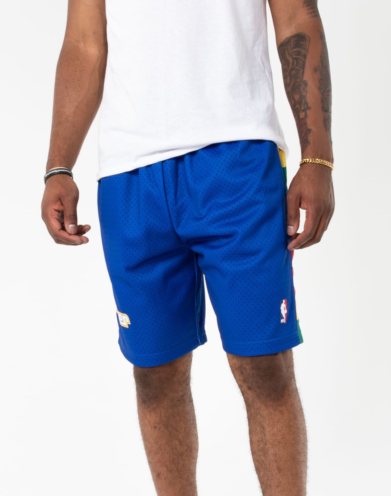 nba team shorts mitchell and ness