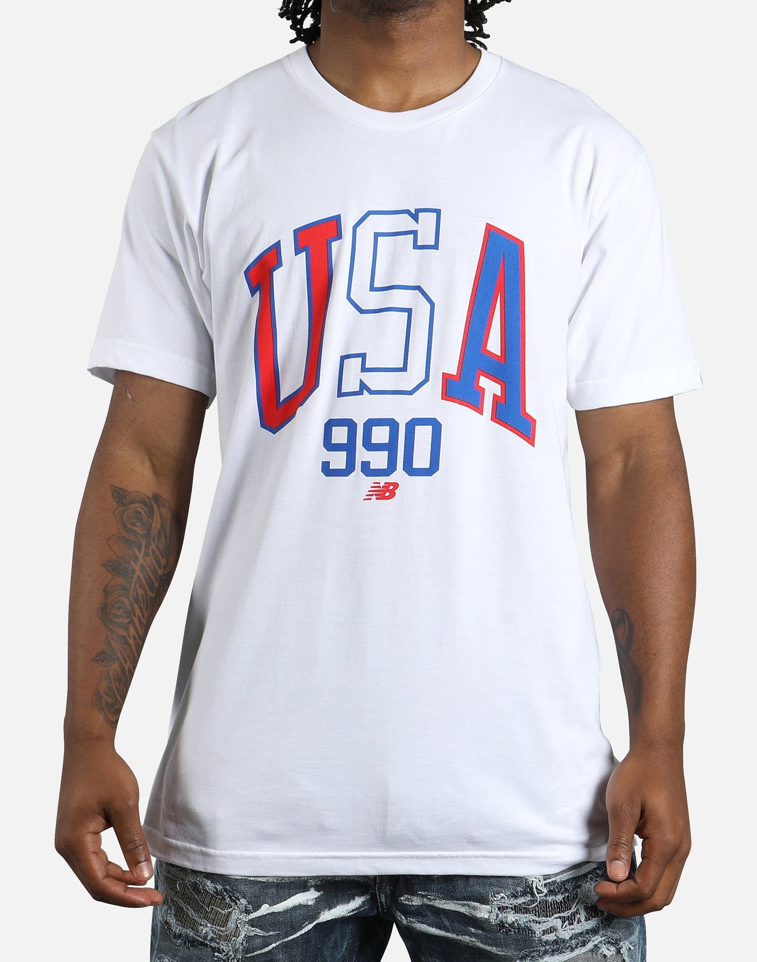 Photo of New Balance USA 990 PATRIOTIC TEE