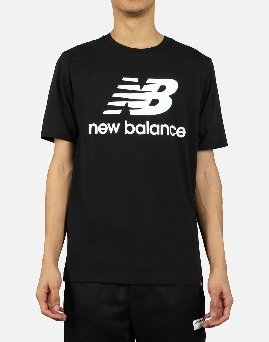 New Balance Men' Essentials Stacked Logo Tee