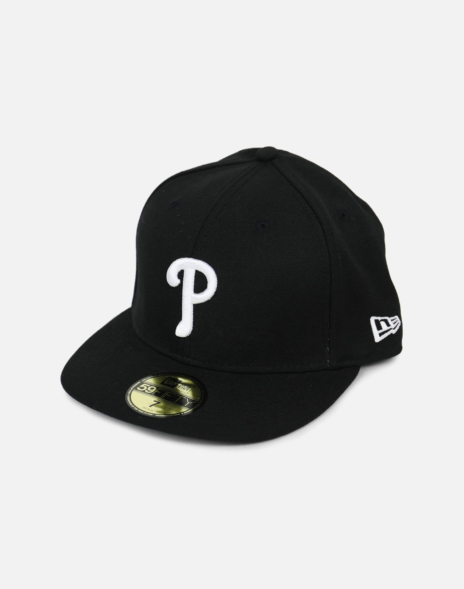 New Era Philadelphia Phillies Black Fitted Hat (Black)