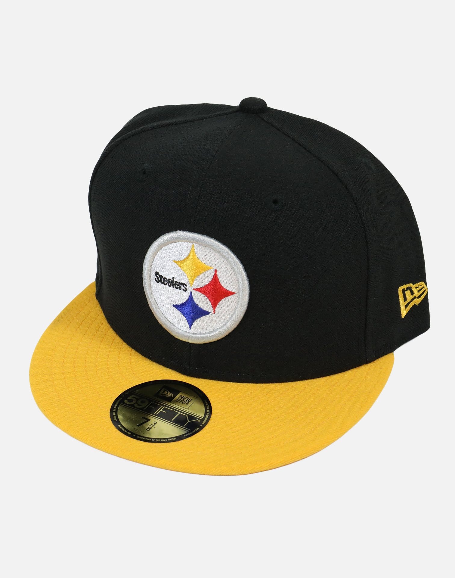 New Era Pittsburgh Steelers Authentic Fitted Hat (Black/Yellow)