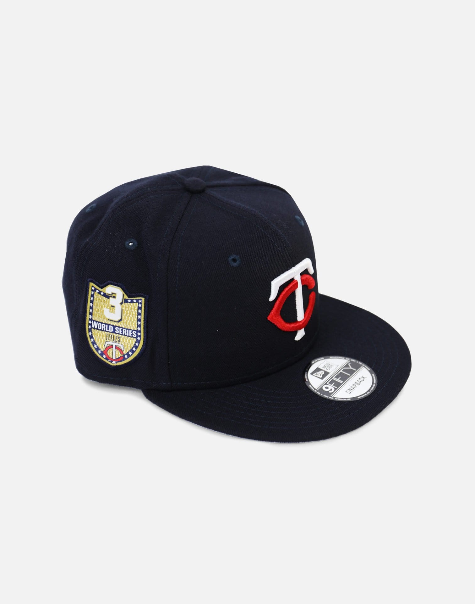New Era Minnesota Twins Golden Hit Snapback Hat (Navy)