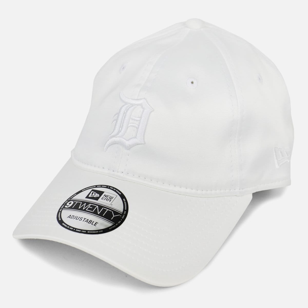 New Era Detroit Tigers Satin Dad Hat (White)