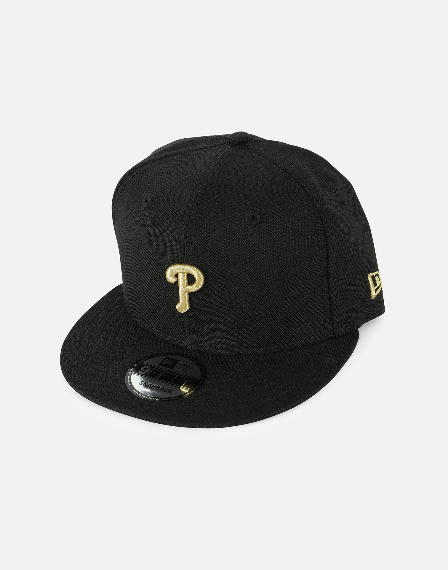 New Era MLB Philadelphia Phillies Gold Badge Snapback Hat