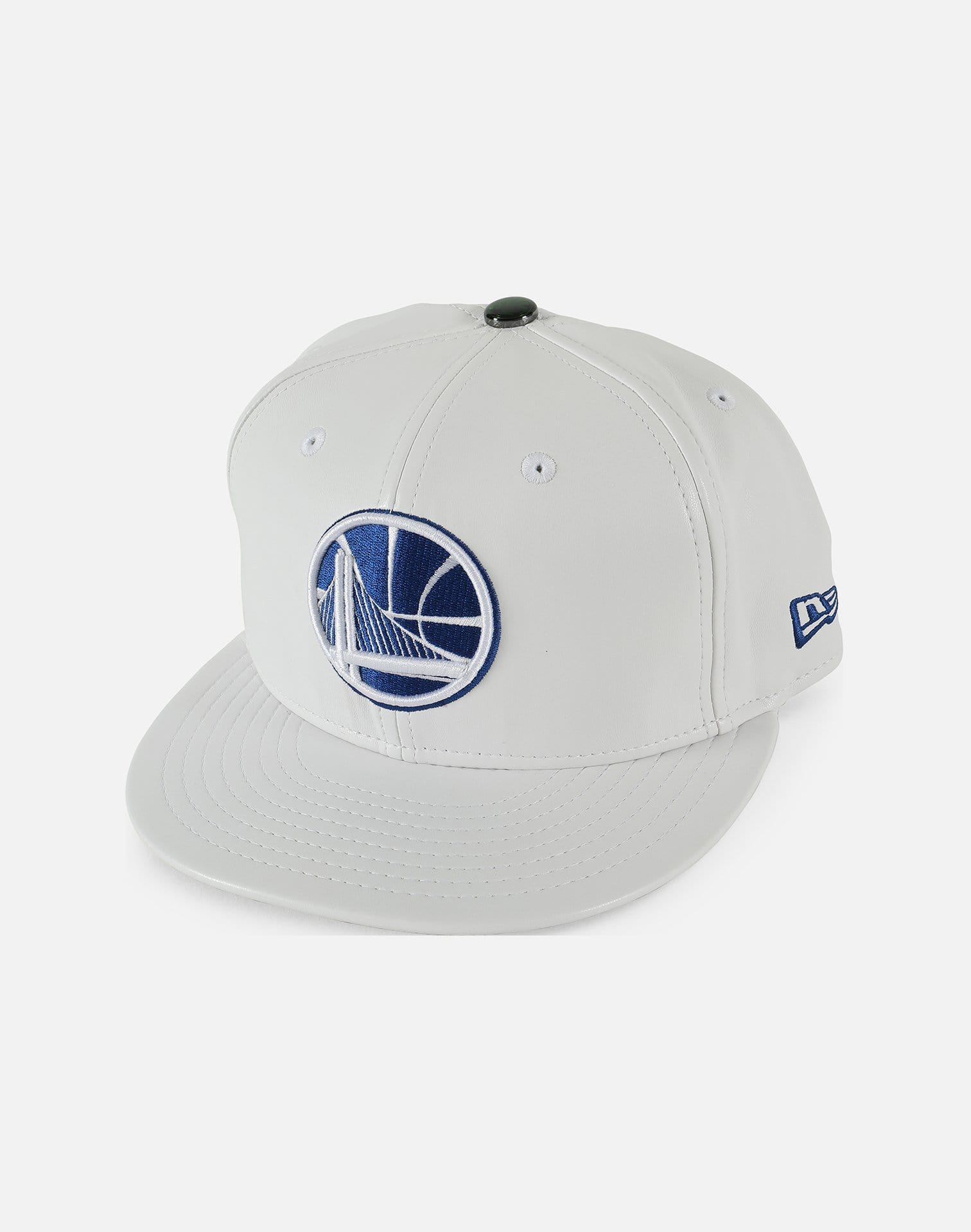New Era NBA Golden State Warriors 007 Leather Snapback Hat