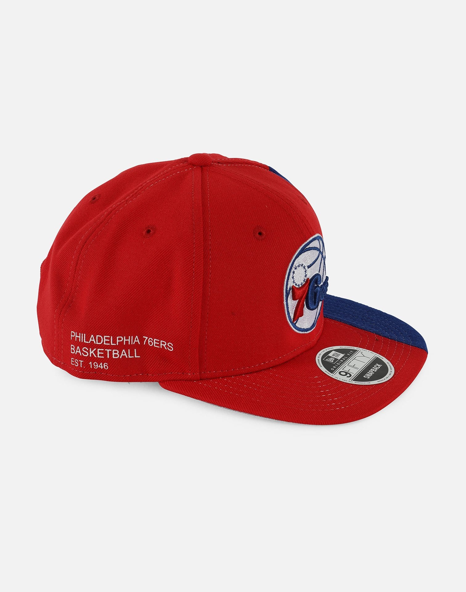 New Era Exclusive Customs NBA Philadelphia 76ers XL Logo 2-Tone Snapback Hat