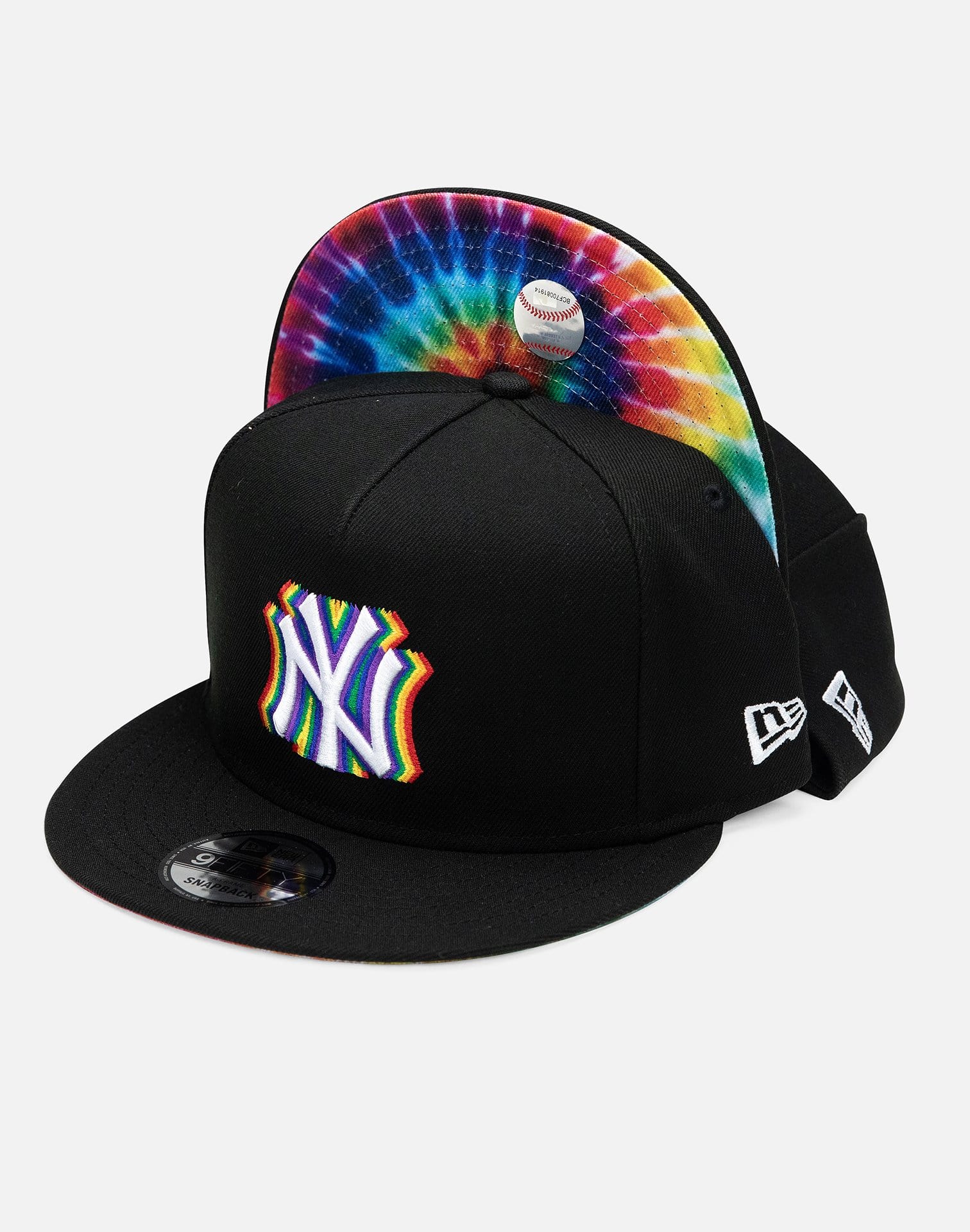 HOT Fitted Hat New York Yankees Tie Dye Hat Snapback Tie Dye