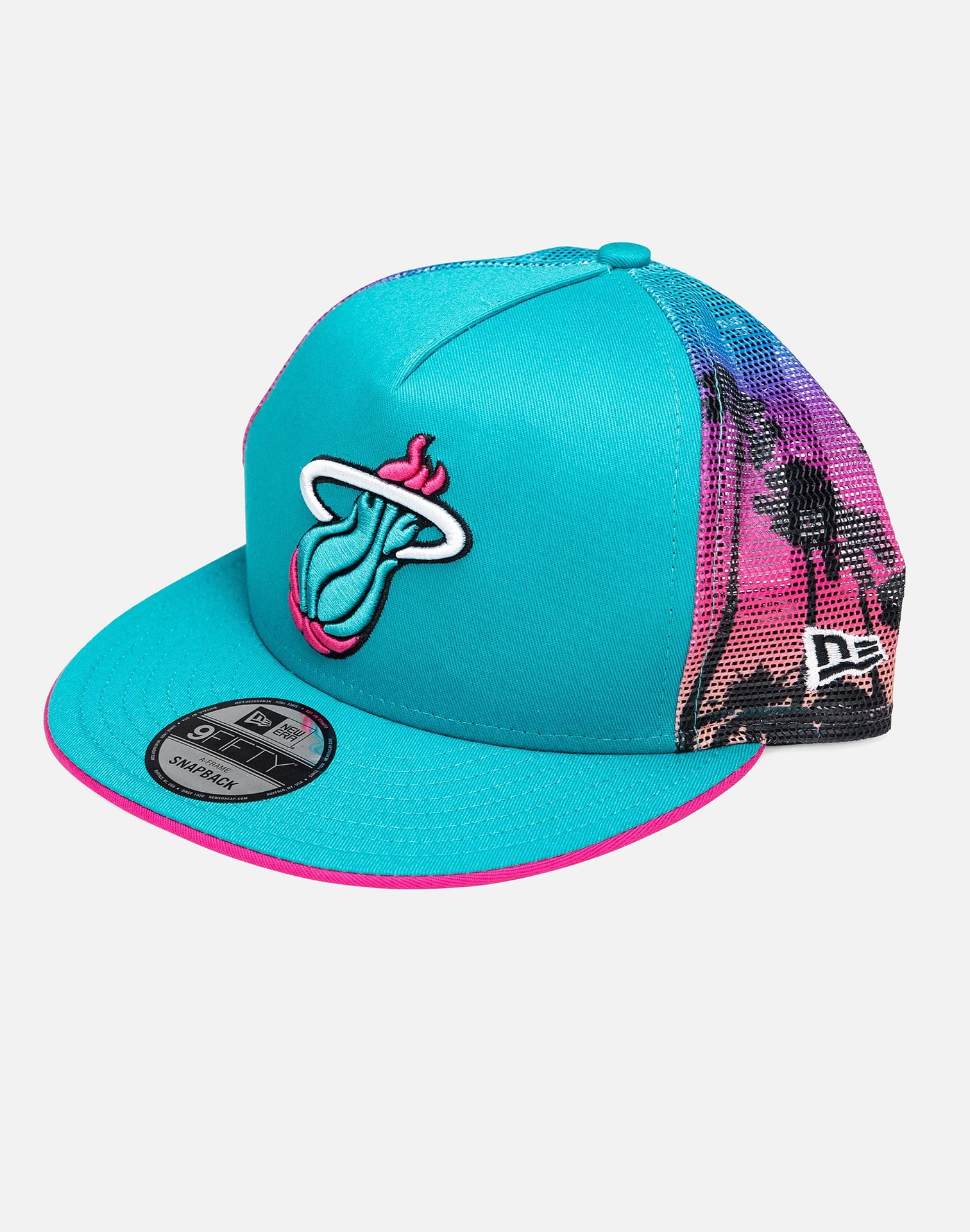 Trucker Hat Miami Heat Hat New Era New Era NBA MIAMI HEAT CITY